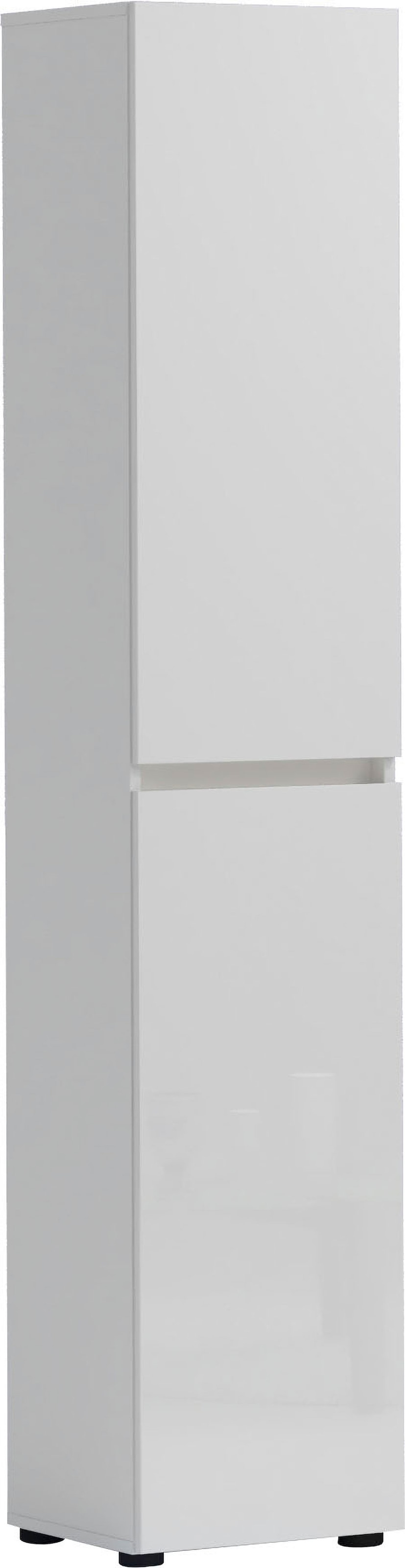 INOSIGN Schuhschrank »Mister,Schuhkommode,Schuhmöbel,Schuhablage,Schuhregal«, Breite 40 cm, Höhe 200 cm, Tiefe 34 cm, 2 Türen, 12 Fächer, hochglanz