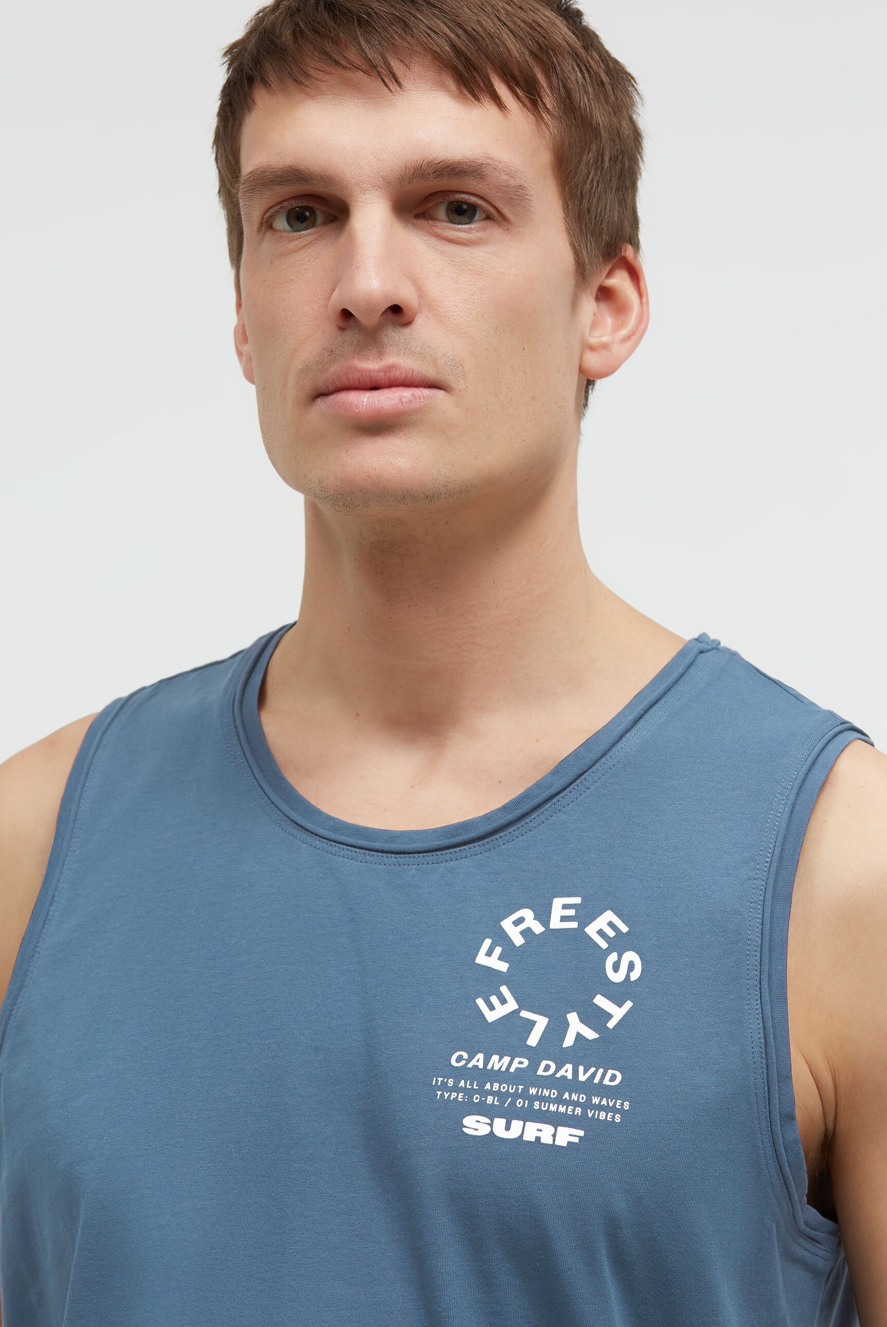 CAMP DAVID Tanktop aus Baumwolle