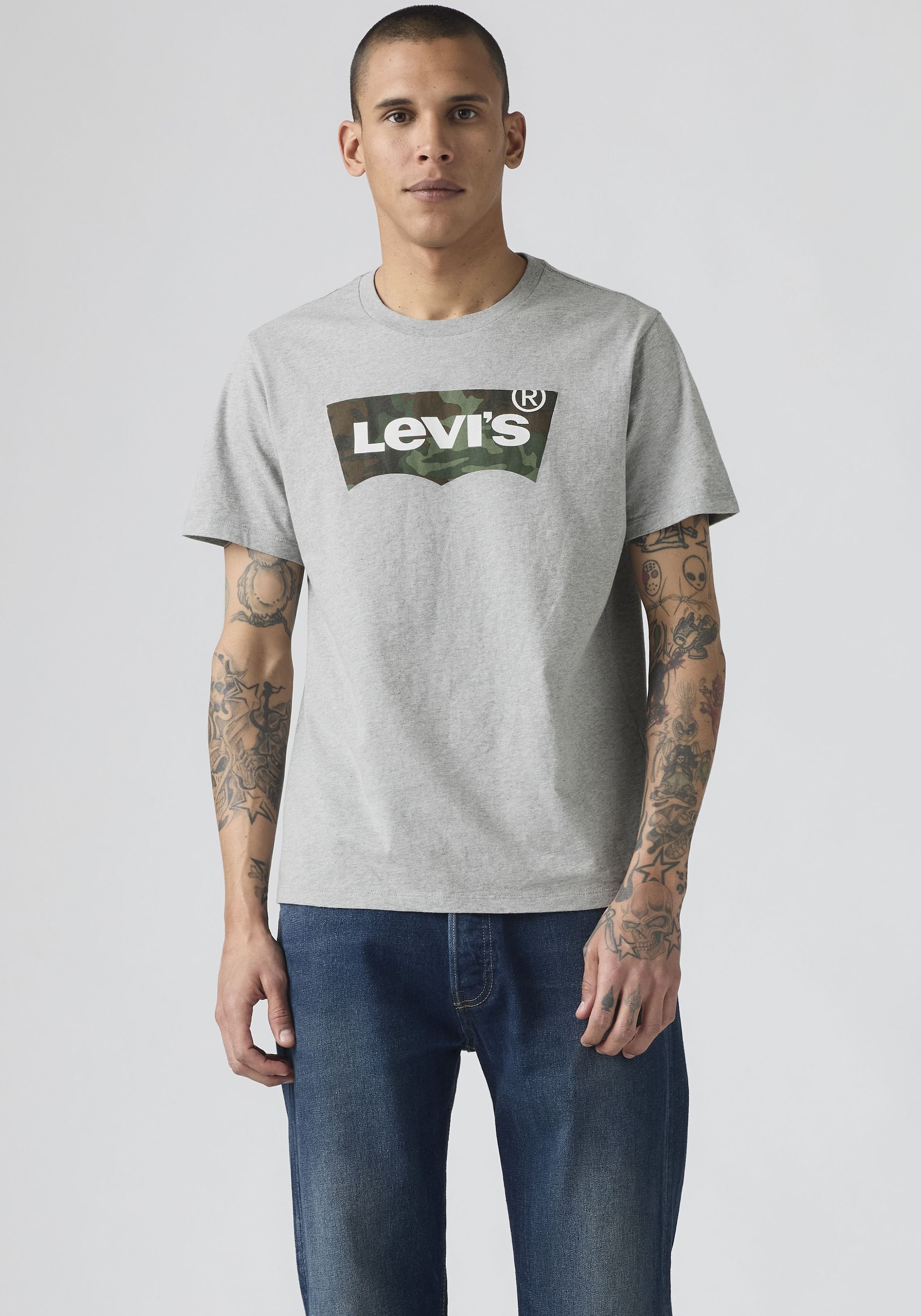 Levis T-Shirt "Batwing Logo Tee" mit Logo-Front-Print