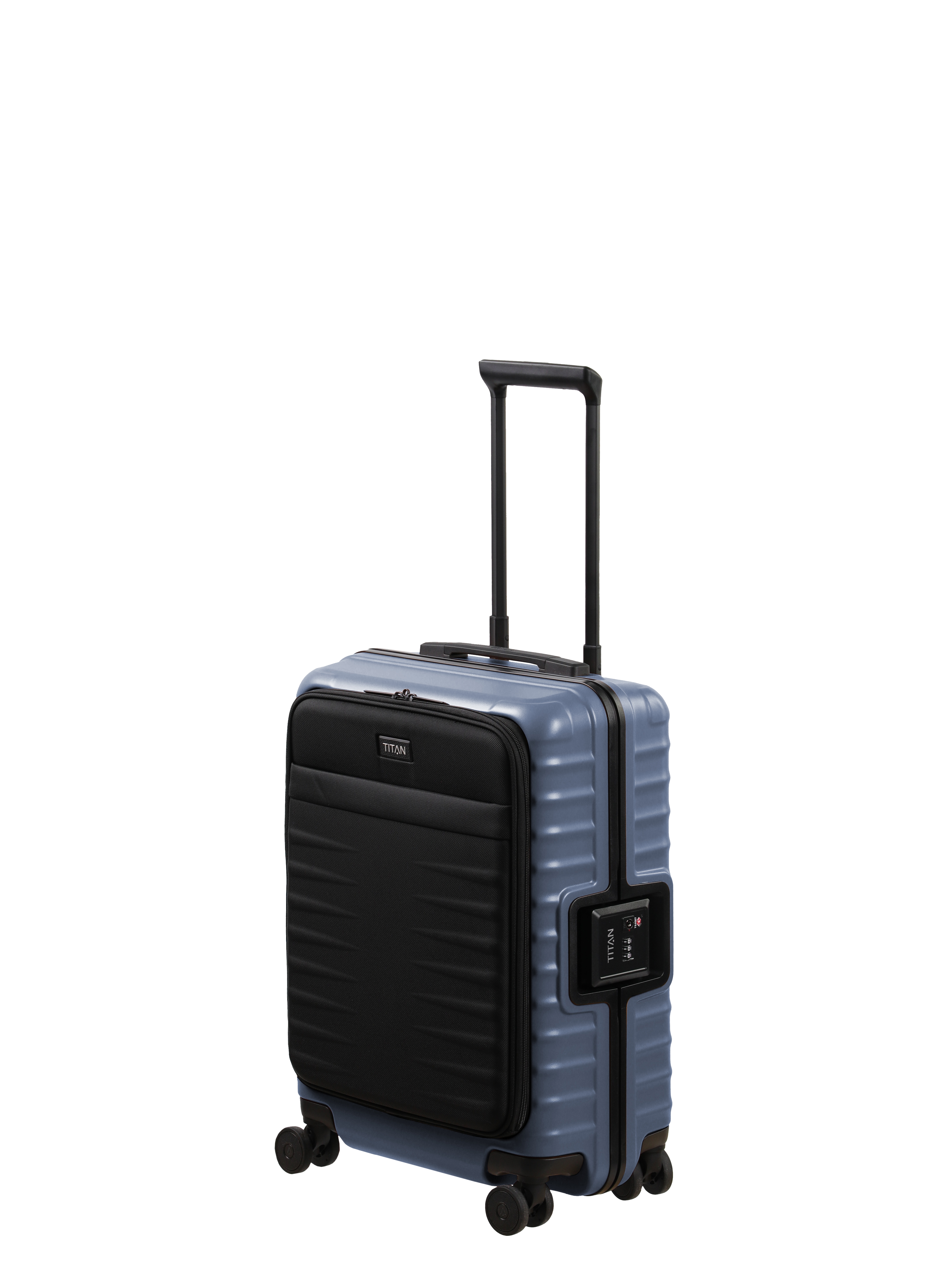 TITAN - Made in Germany Trolley "OVERSEAS Koffer Hartschale" 42 l 4 Rollen mit TSA-Rahmenschloss, intelligenter Innenaufteilung