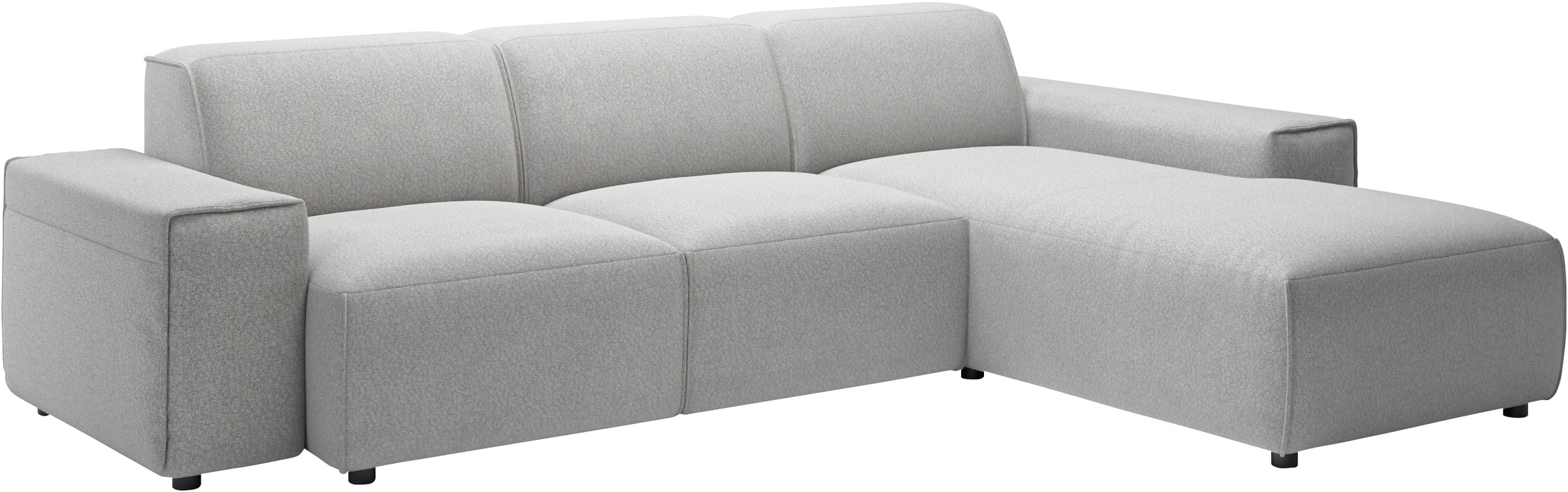 andas Ecksofa »Glimminge L-Form auch in Breitcord, Feincord + Easy care-Bezug,«, Breite 264, Zierkissen