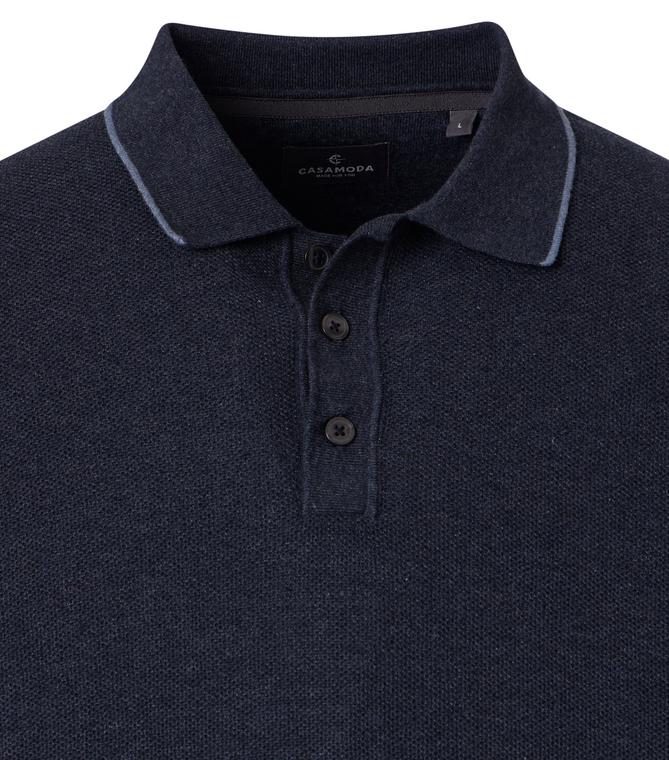 CASAMODA Poloshirt »CASAMODA Polo-Shirt uni«