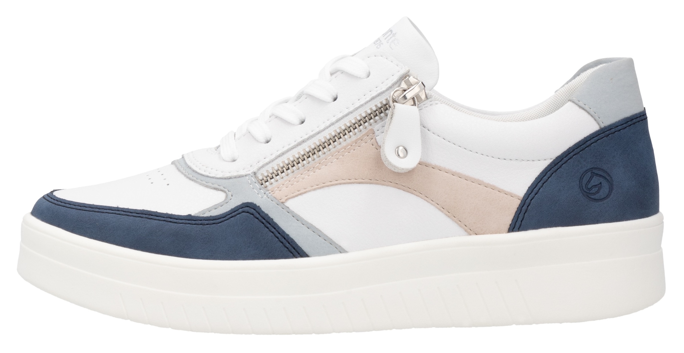 Remonte Plateausneaker, Freizeitschuh, Halbschuh, Schnürschuh in schmaler Form