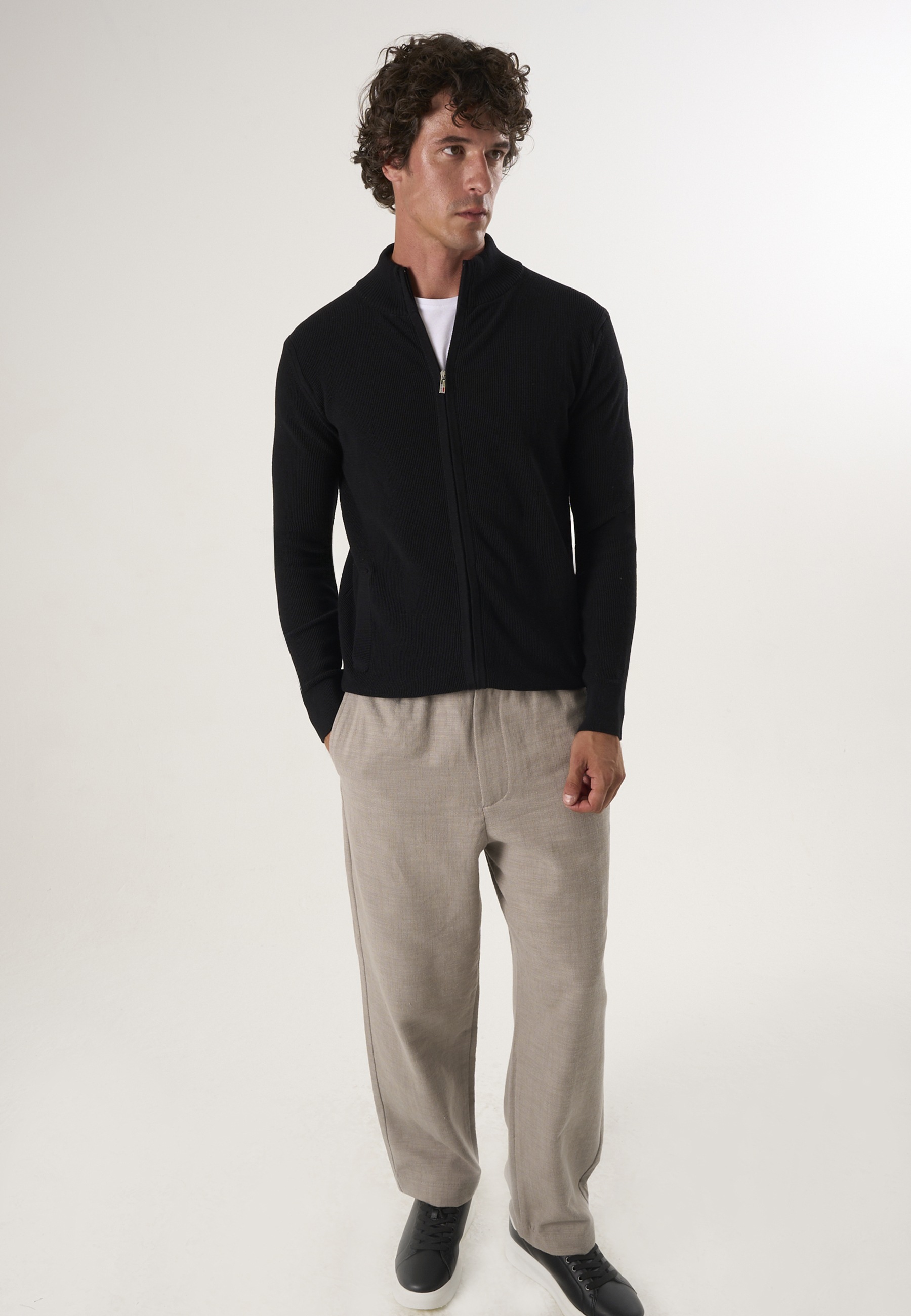 Felix Hardy Strickjacke "Strickjacke mit durchgehendem Reißverschluss" günstig online kaufen