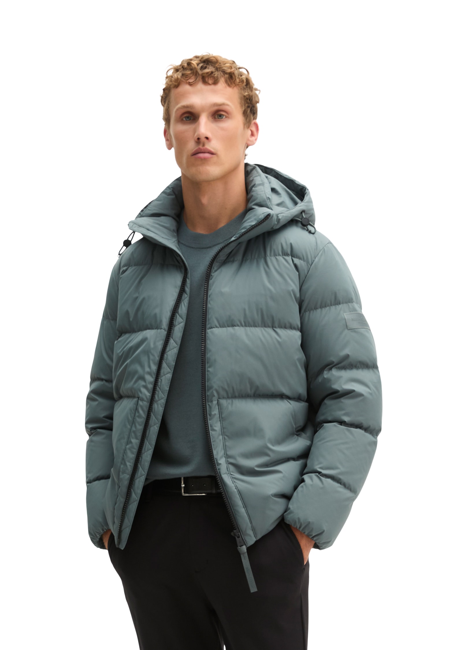 Marc OPolo Daunenjacke mit weiten-verstellbarem Saum und abnehmbarer Lapuze