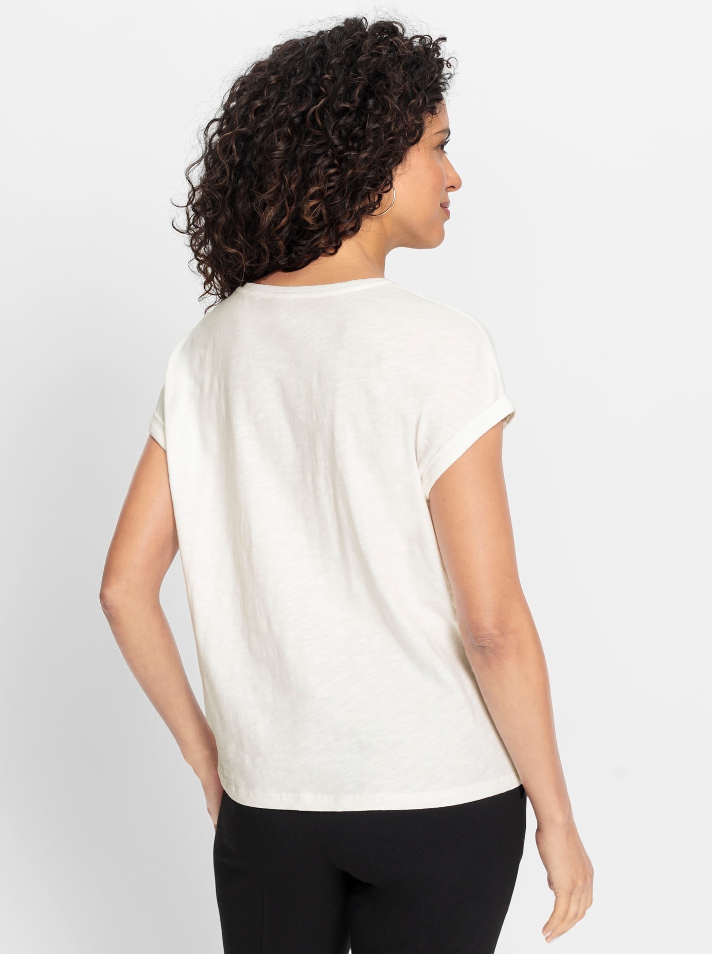 Inspirationen Rundhalsshirt "Rundhals-Shirt" 1 Stk. tlg. günstig online kaufen