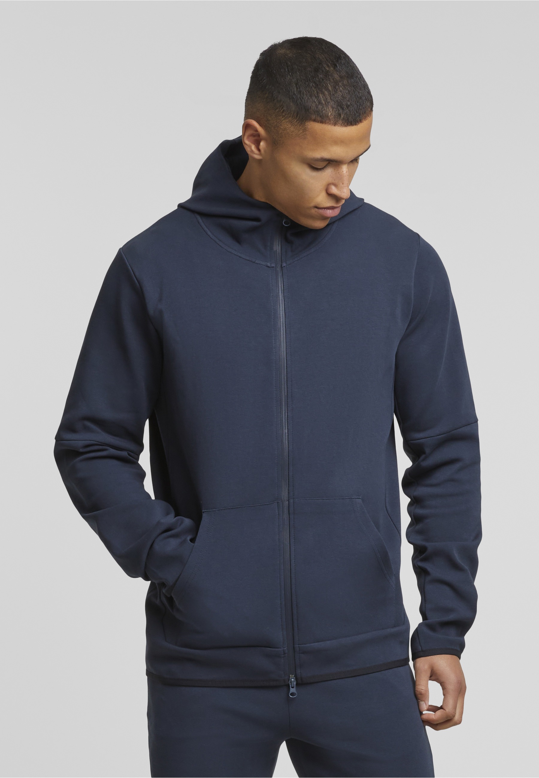 Mister Tee SFM01 Men's Zip Hoodie Dark Blue M 2