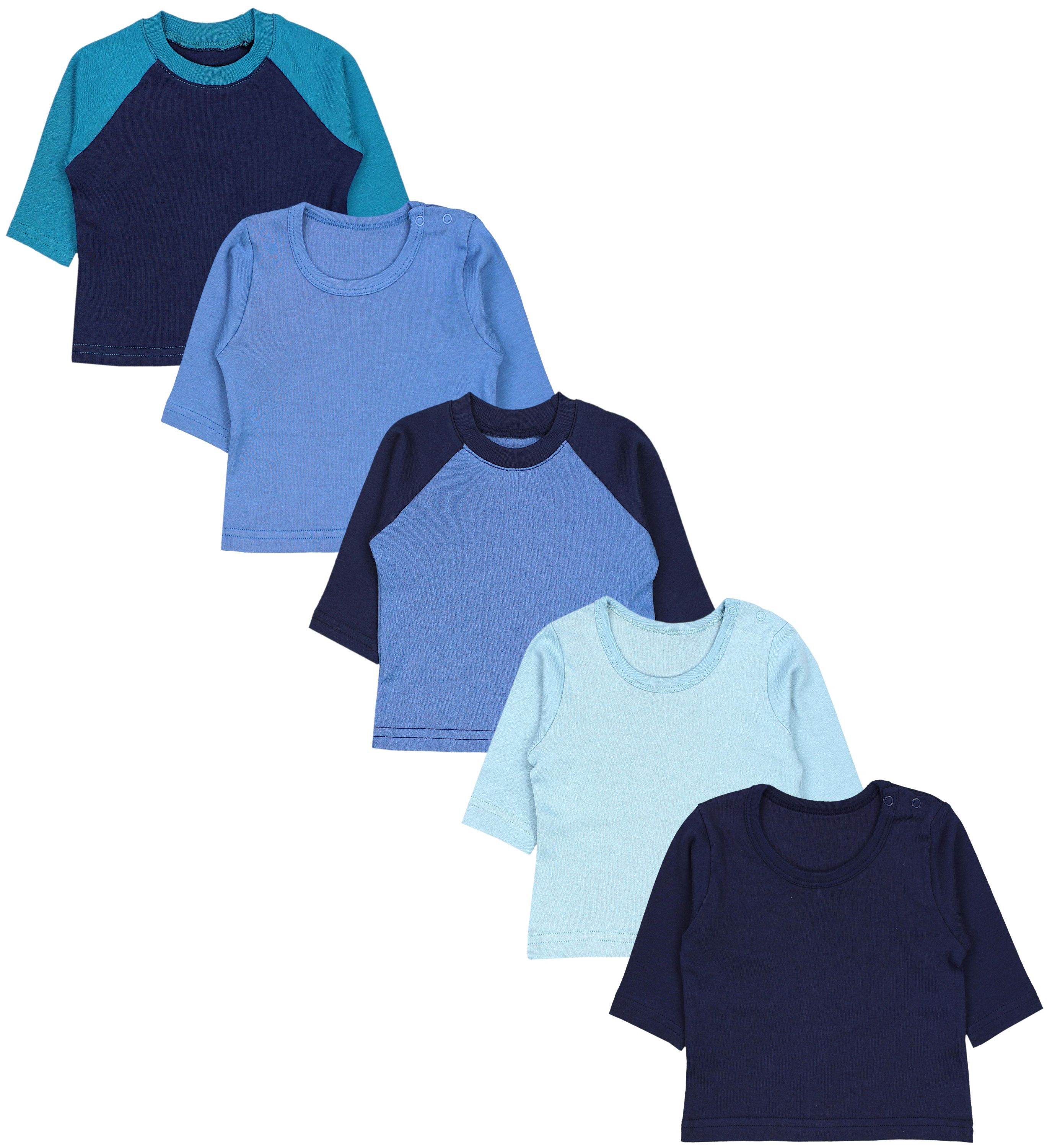 TupTam Langarmshirt "Shirt Baby Jungen Langarmshirt 5er Set"