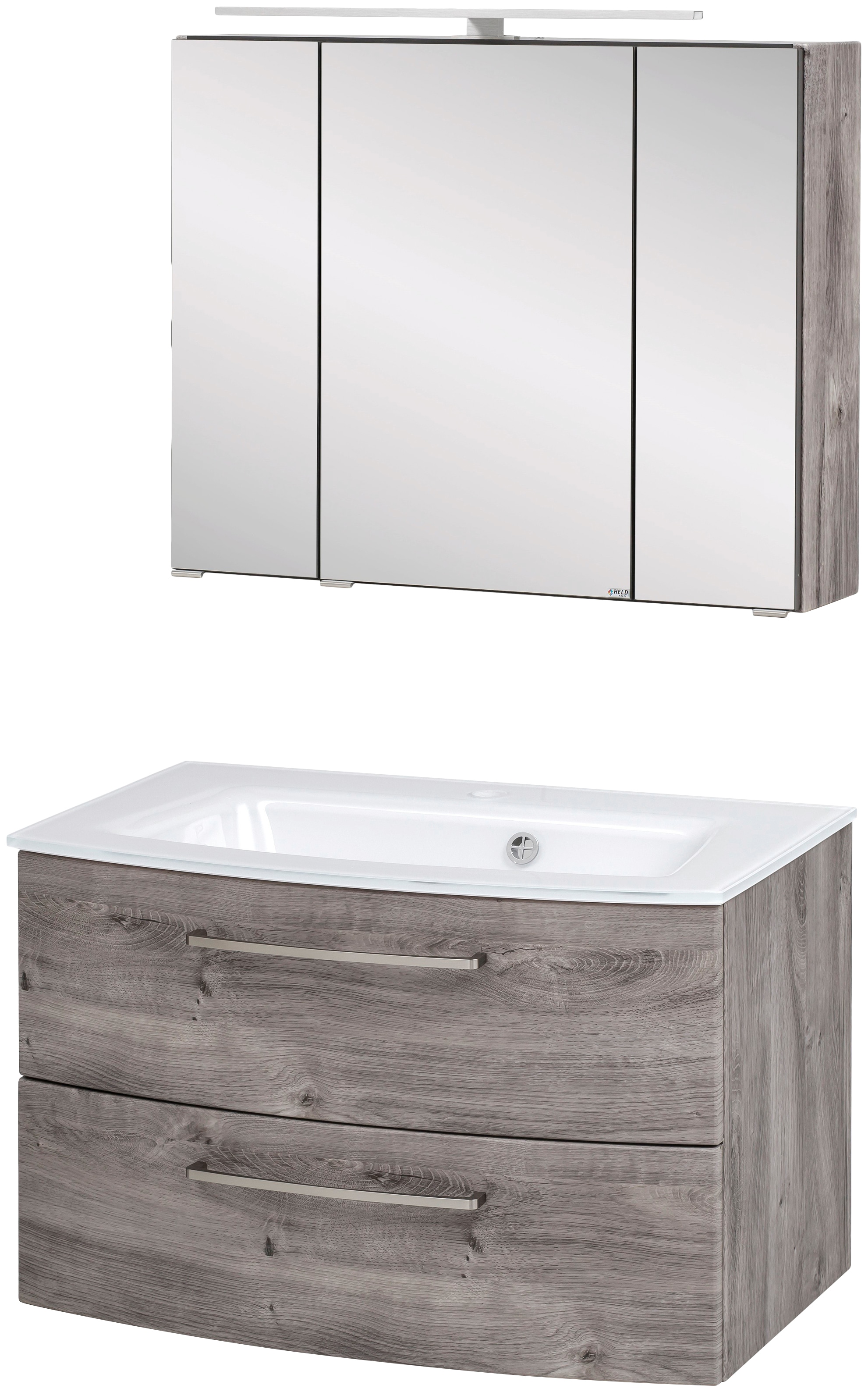 welltime Waschtisch-Set "Windau" Set, 2 Stk. tlg. Breite 80 cm günstig online kaufen