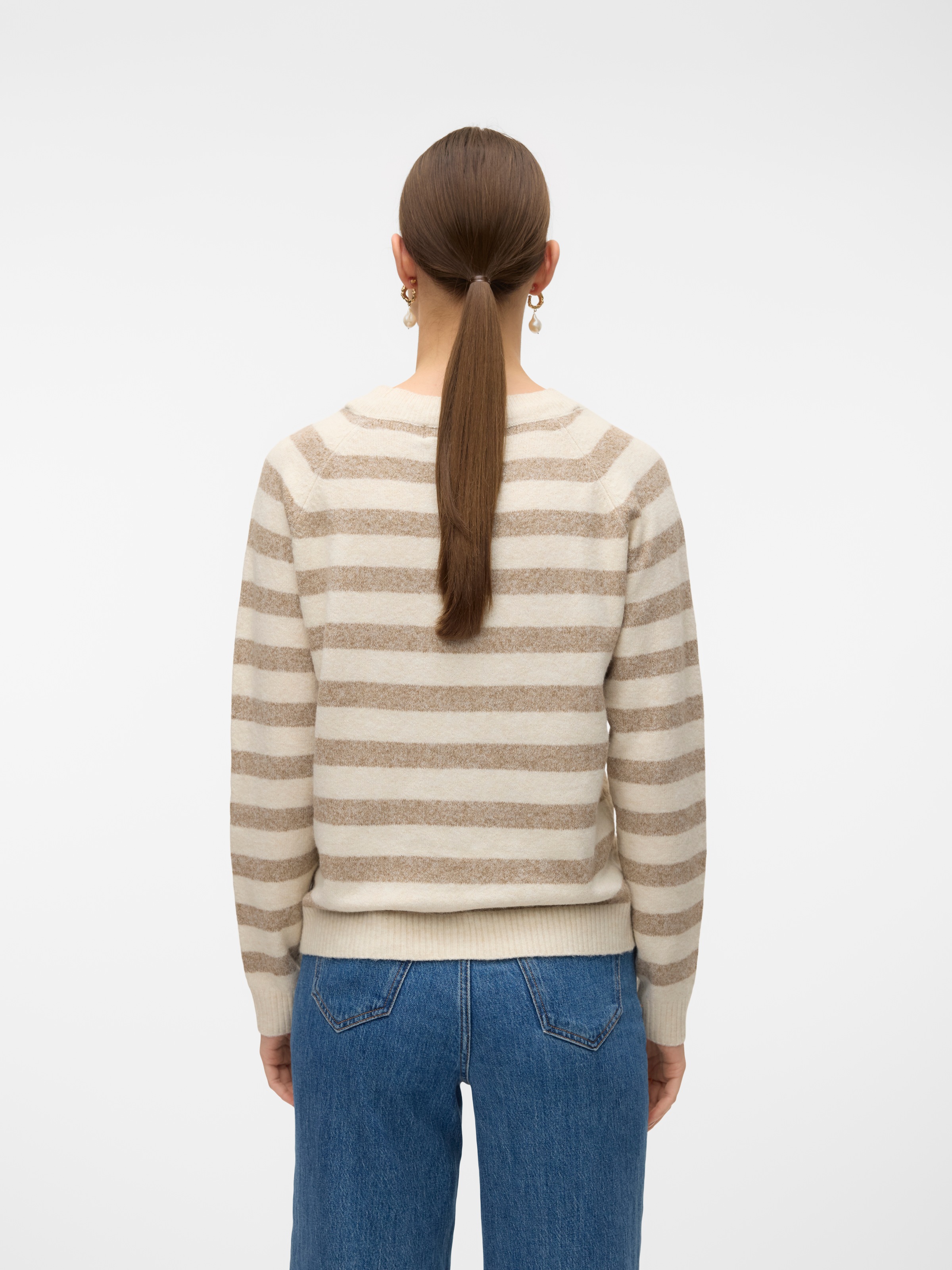 Vero Moda Rundhalspullover »VMDOFFY LS O-NECK BLOUSE GA NOOS«