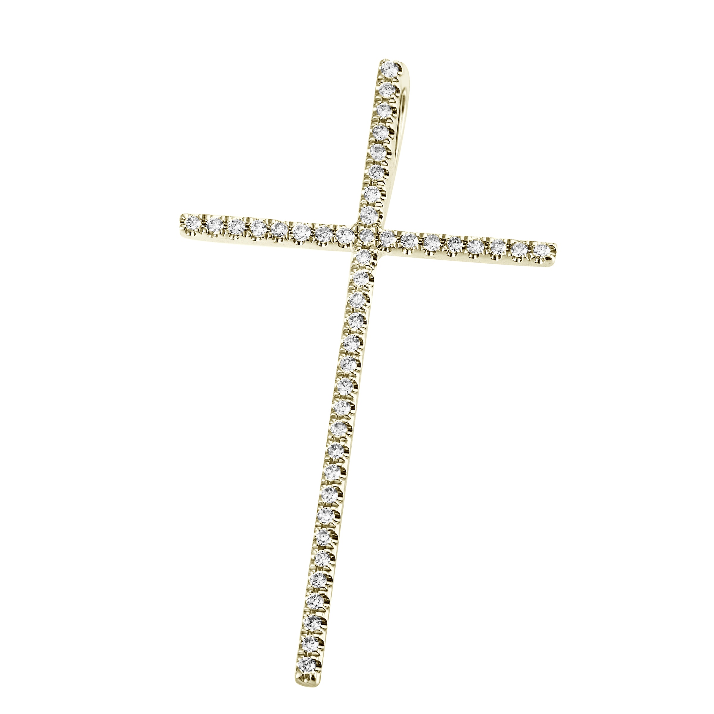 Firetti Kettenanhänger »Schmuck Geschenk Silber 925 Halsschmuck Anhänger Kreuz«  mit Zirkonia (synth.)