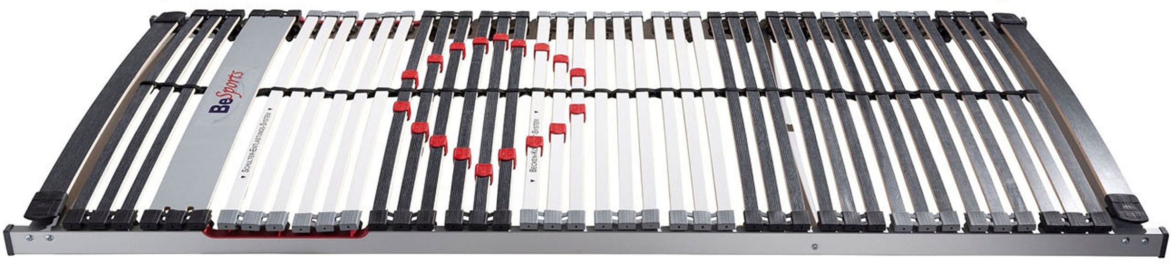 Lattenrost BESPORTS, B:100cm H:8cm L:200cm, schwarz, Lattenroste, "Lattenrost Excellence NV, Lattenrost in 90x200 cm und weiteren Größen", Lattenrost