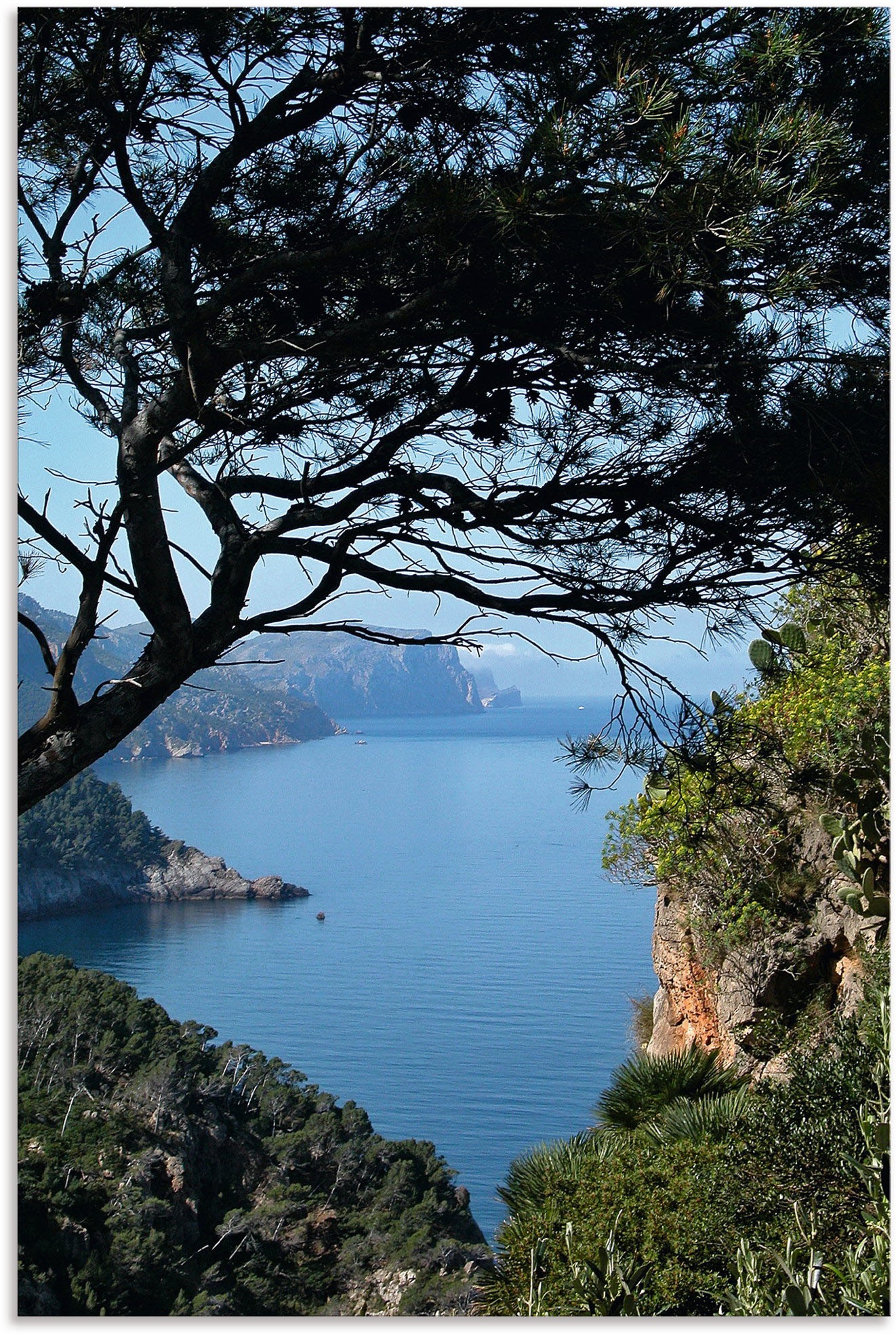 Wandaufkleber oder | Gewässer, BAUR Poster Mallorca - kaufen versch. Größen Cala als Spanien«, »Typische St.), in (1 Wandbild Leinwandbild, auf Artland Alubild,