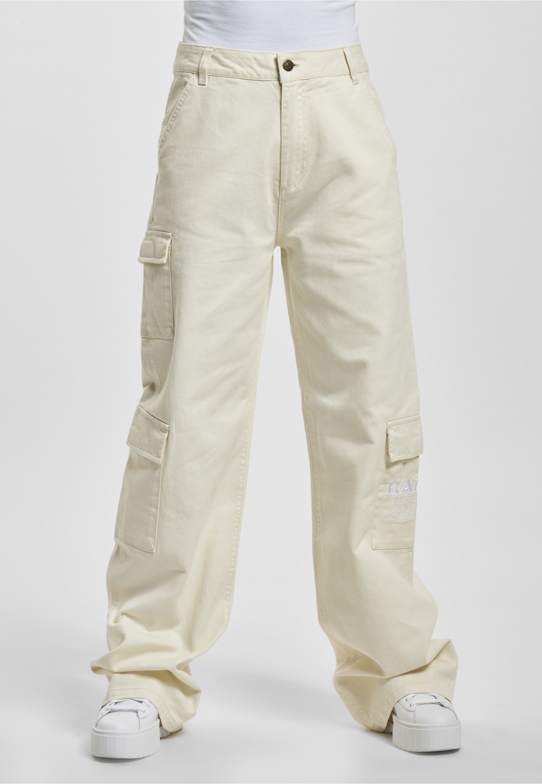 Karl Kani Cargohose »Karl Kani Damen KW232-014-1 KK Denim K Cargo Pants«