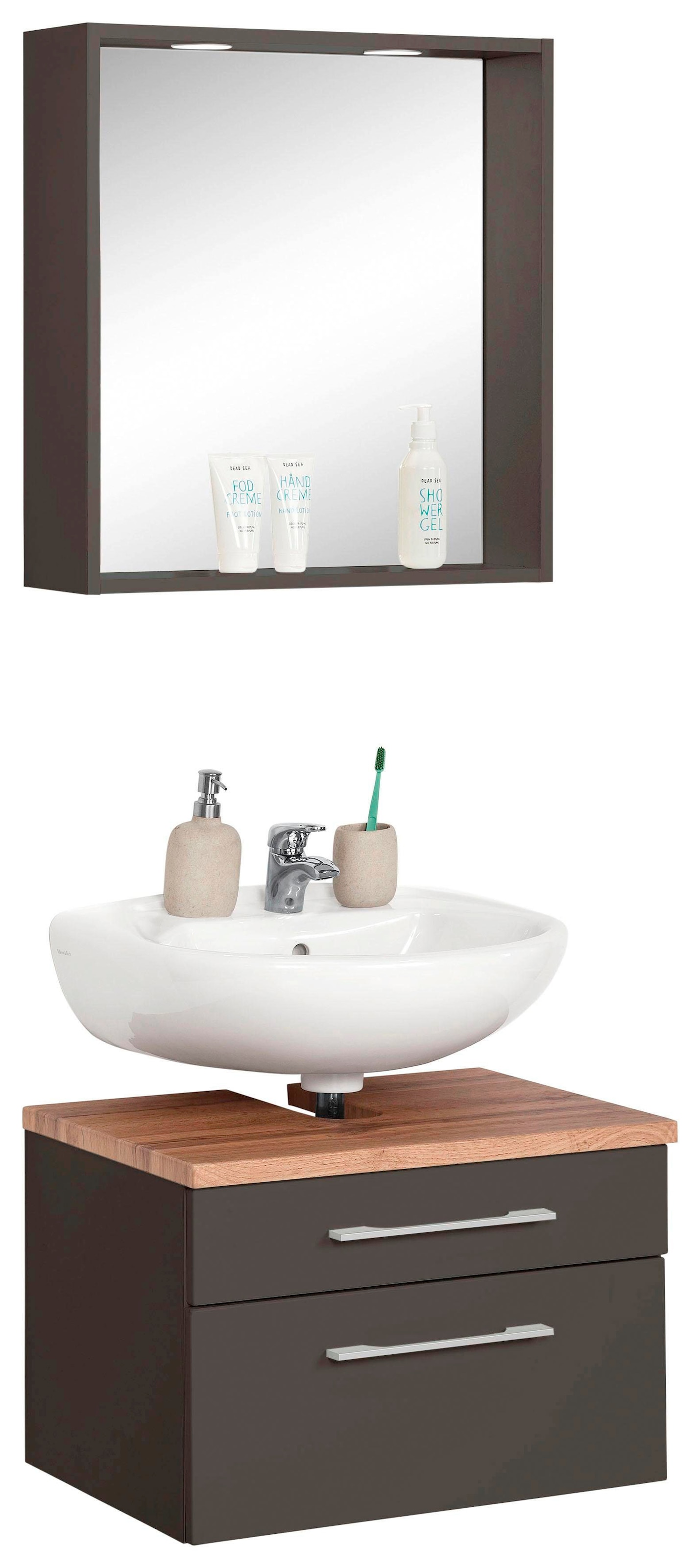 welltime Badmöbel-Set "Davos" 2 Stk. tlg. günstig online kaufen