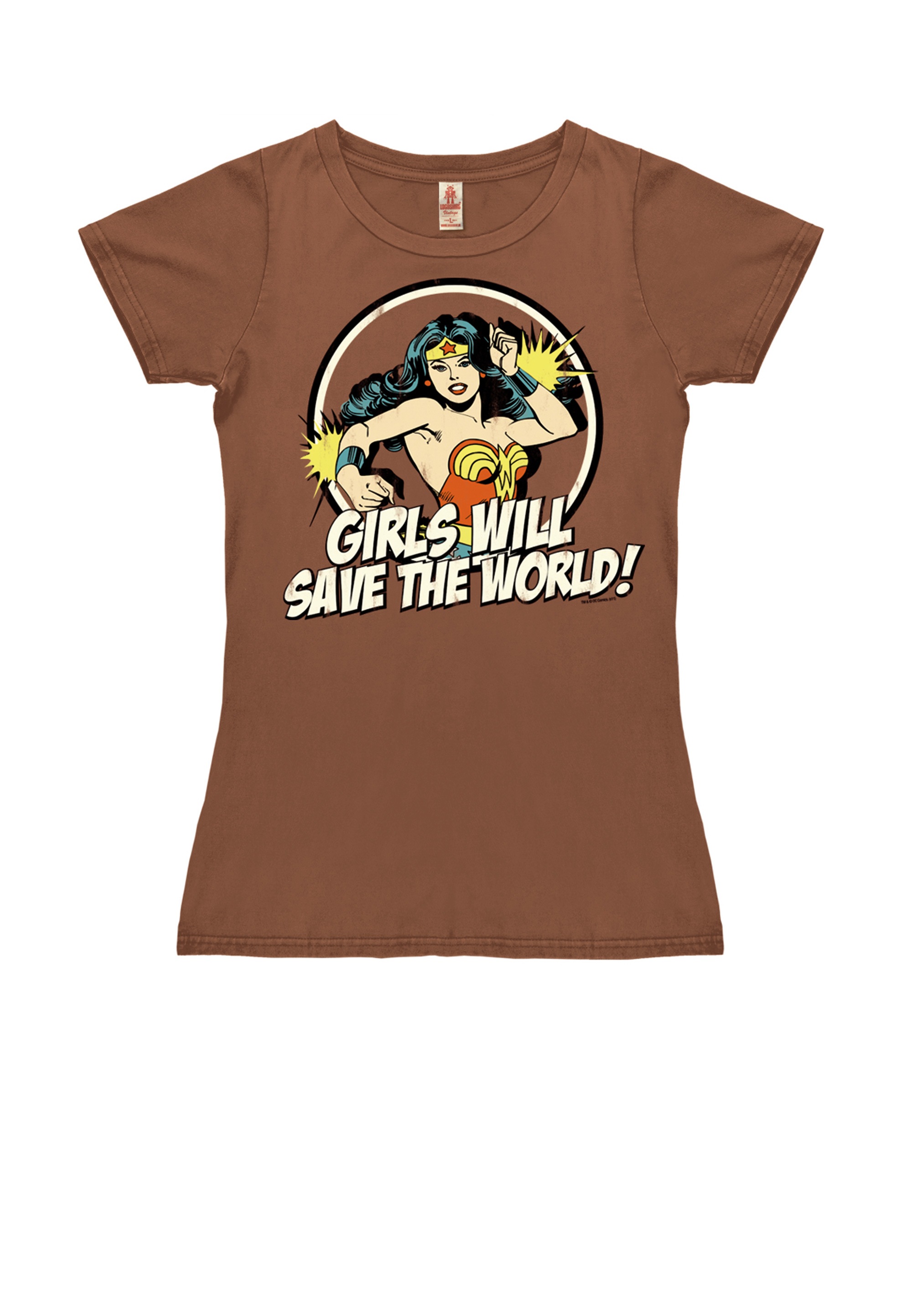 LOGOSHIRT T-Shirt »DC - Wonder Woman - Girls Will«, mit Wonder Woman-Print