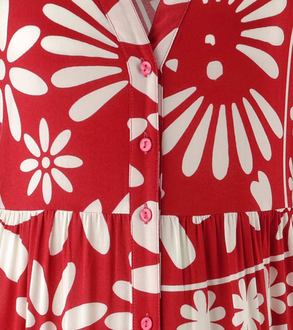 Aniston SELECTED Maxikleid mit fantasievoller Blütenmusterung - NEUE KOLLEKTION