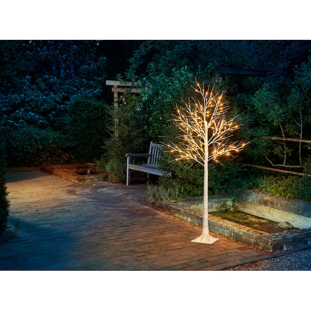 BONETTI LED Baum »Weihnachtsdeko«, 120 flammig-flammig, Beleuchteter Deko- Baum in Birkenoptik, Höhe ca. 120 cm kaufen | BAUR