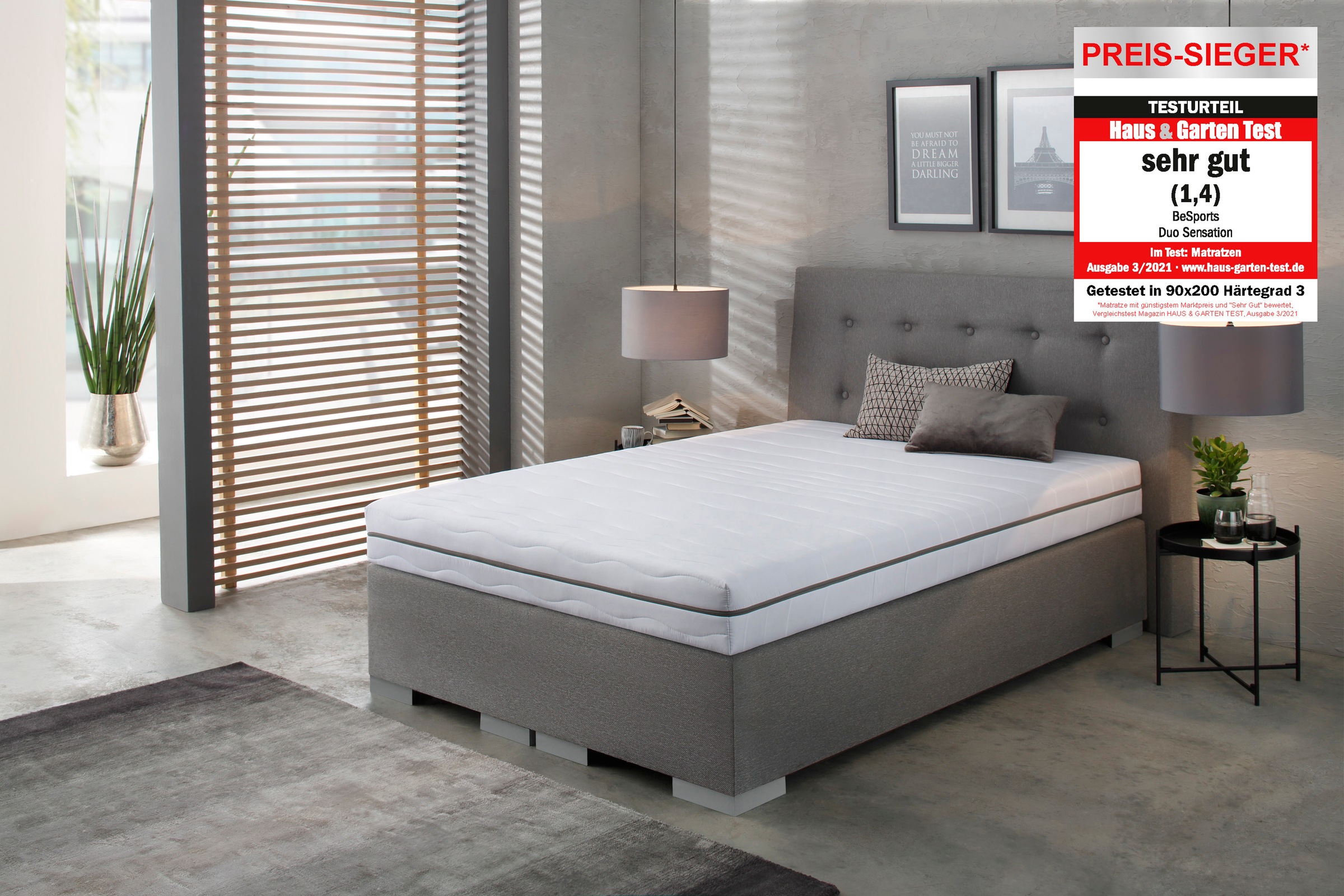 BeCo EXCLUSIV Komfortschaummatratze Dream Flex, 18 cm cm hoch, Raumgewicht: 28 kg/m³, (1 St.), Feiner, hygienischer Mikrofaser-Bezug