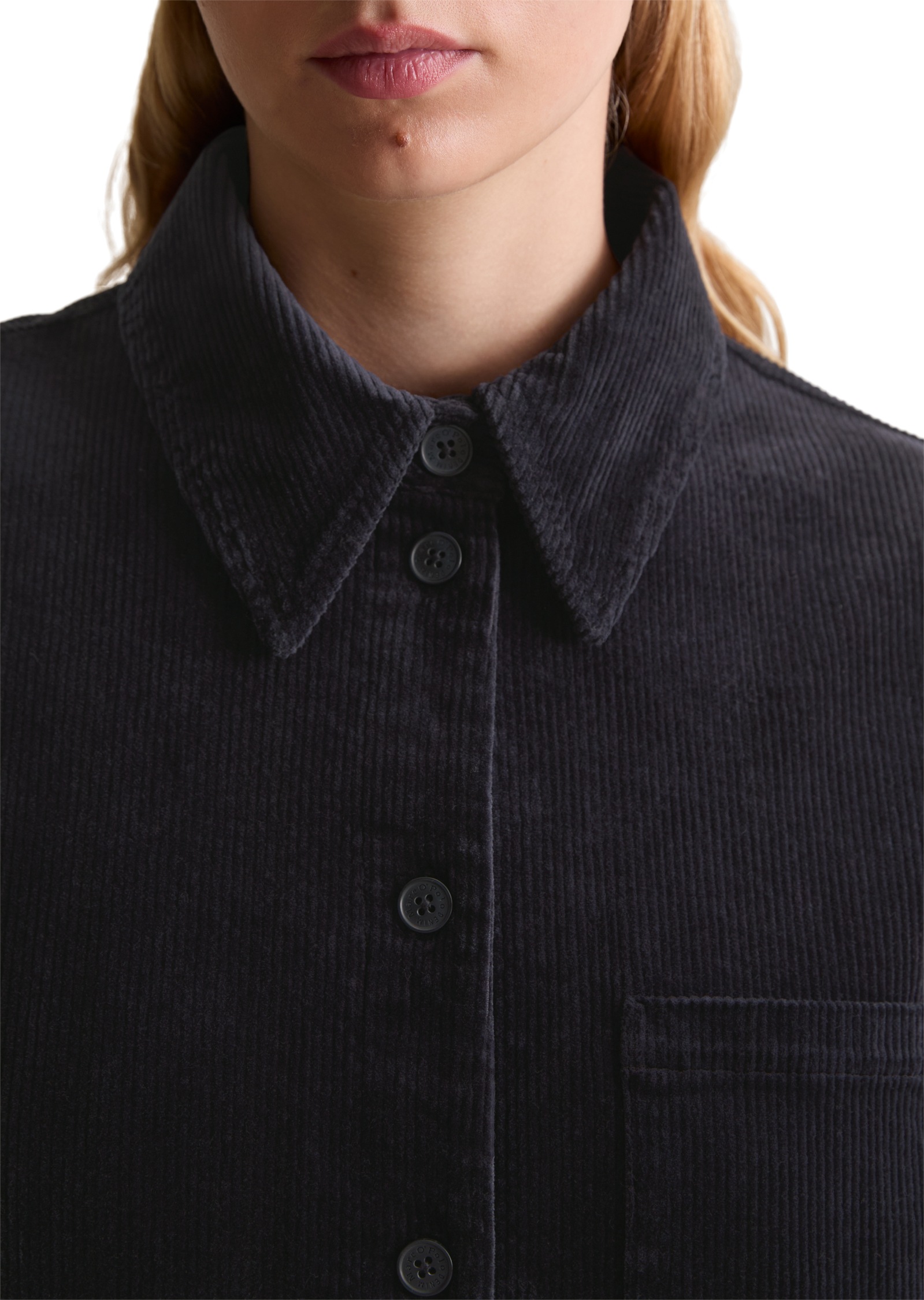 Thumbnail - Marc OPolo DENIM Hemdbluse aus mittelschwerem Cord-Stretch, relaxed fit