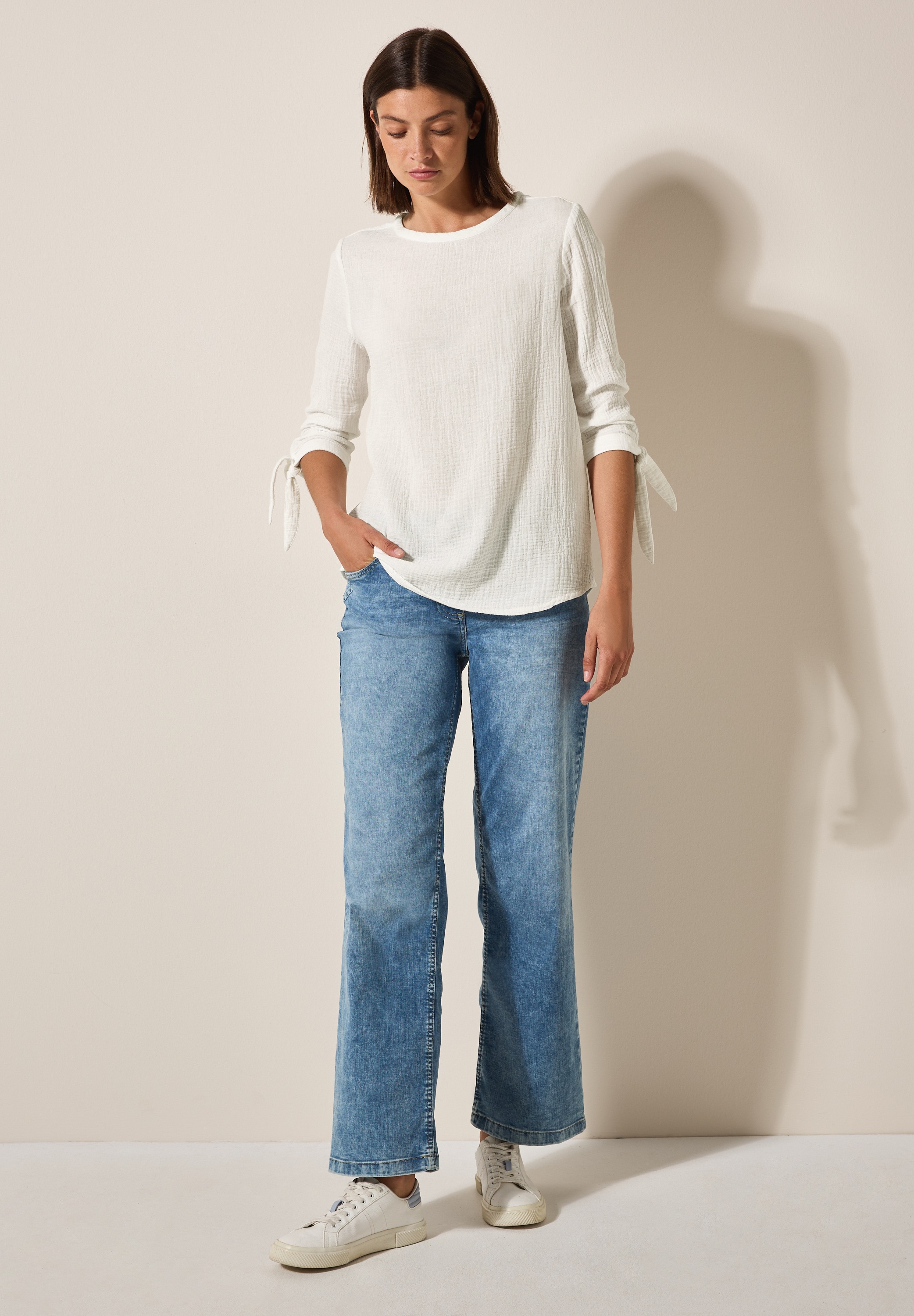 Thumbnail - Cecil Klassische Bluse aus reiner Baumwolle