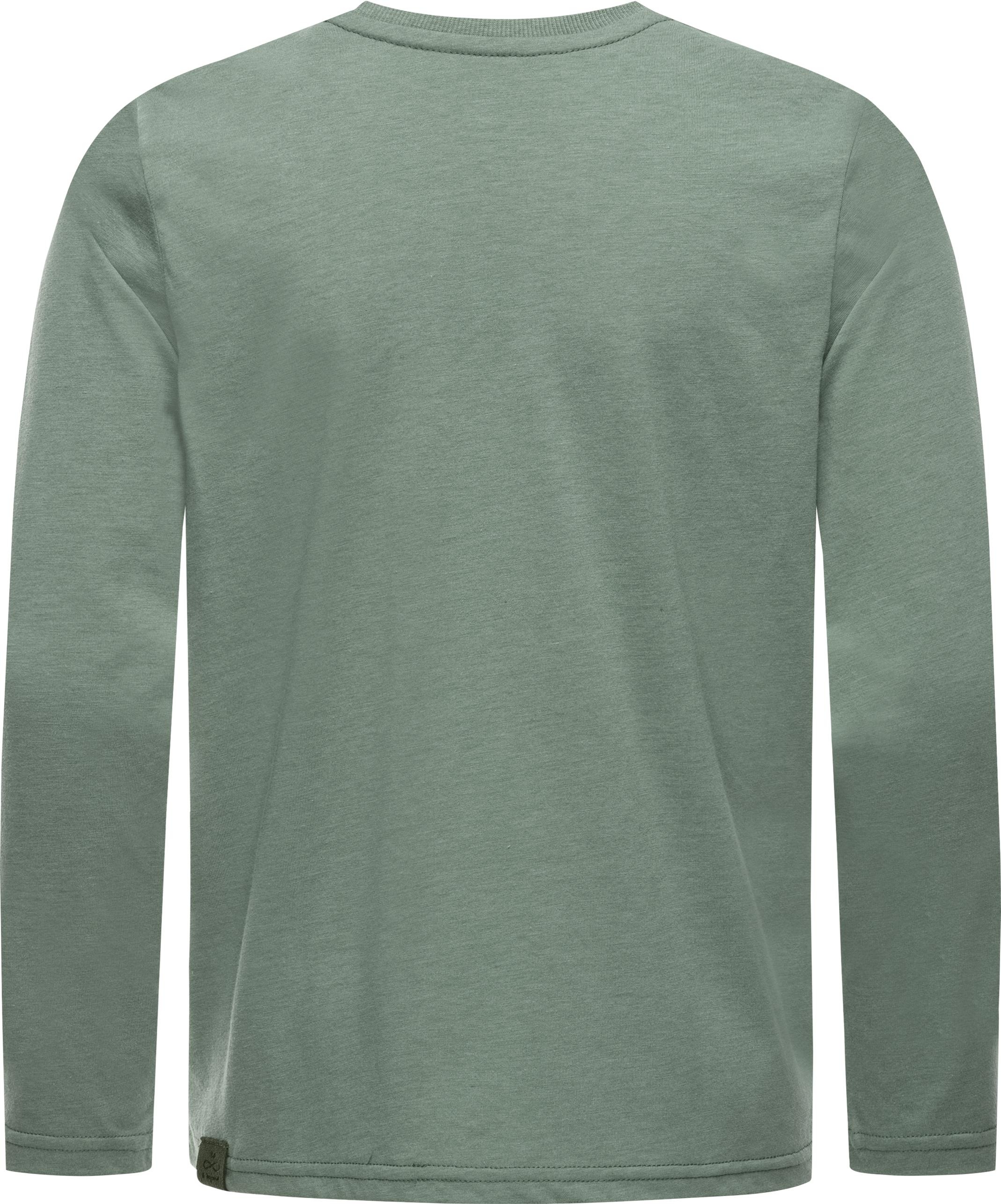 Ragwear Sweatshirt »Gurgi Print«, Leichtes Jungen Langarmshirt mit Logodruck