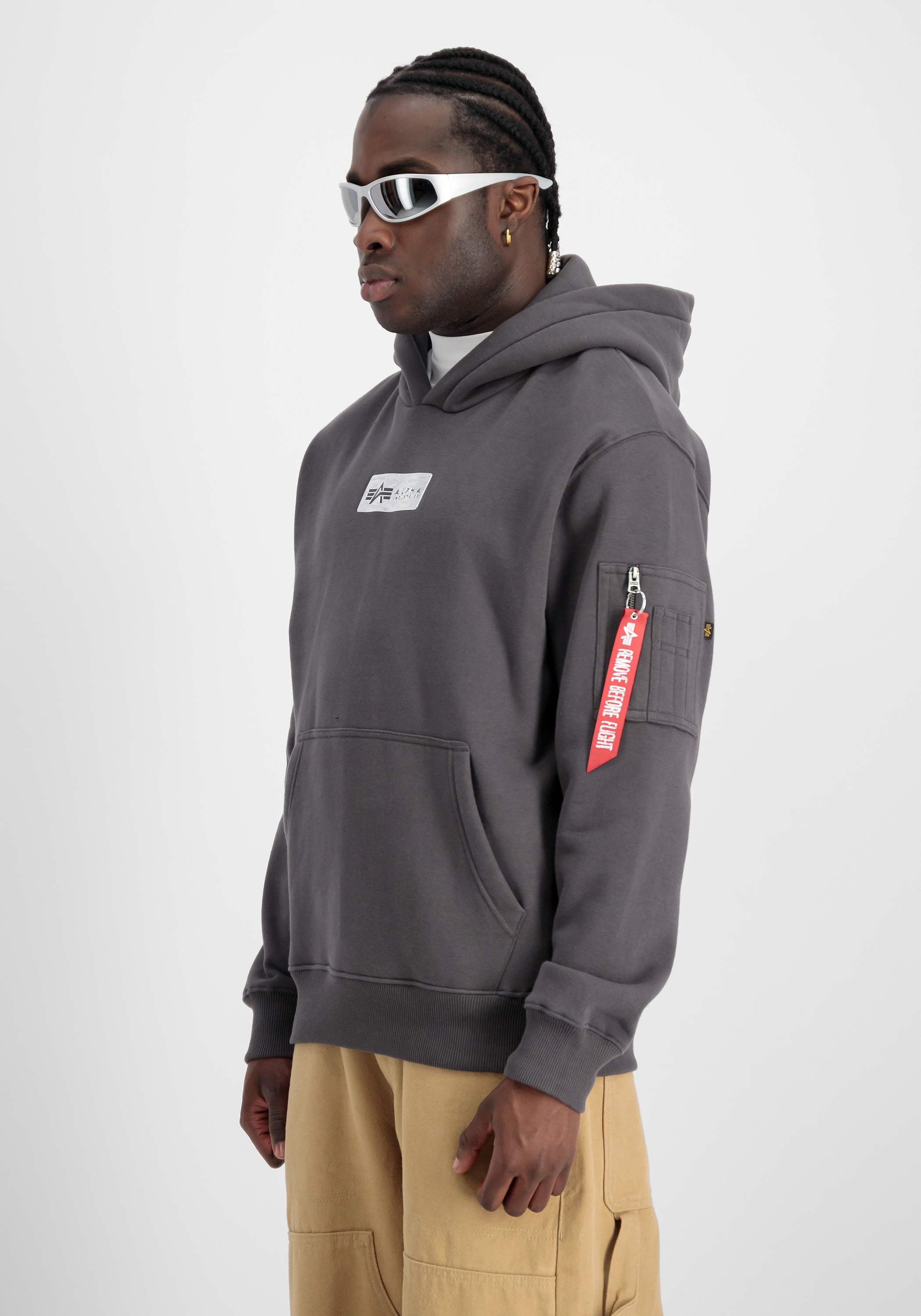 Alpha Industries Hoodie "Metal Plate Hoodie" günstig online kaufen