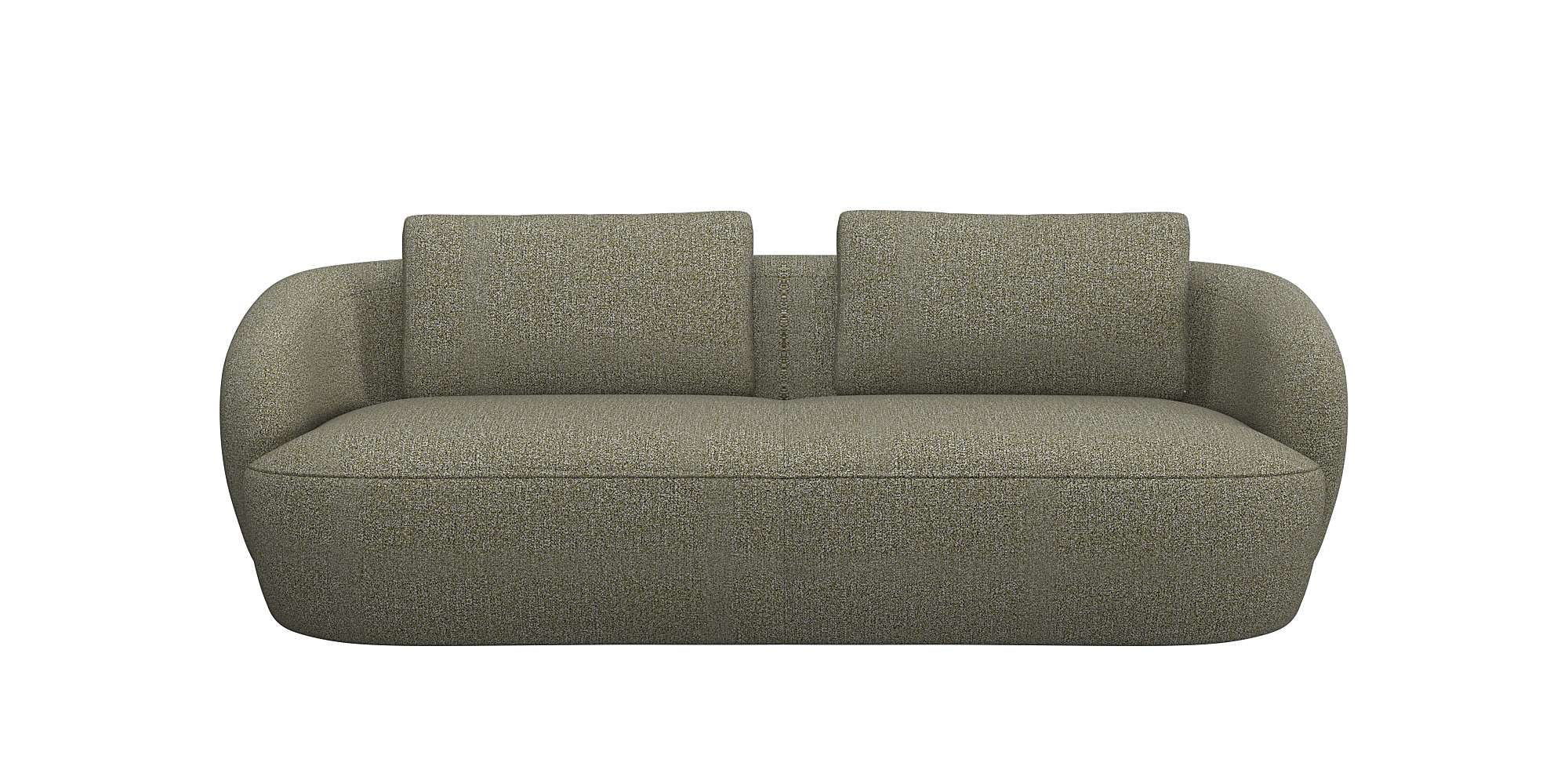 FLEXLUX 3-Sitzer "Torino, rund und bequem, Couch, Dreisitzer, OTTOs Choice" günstig online kaufen