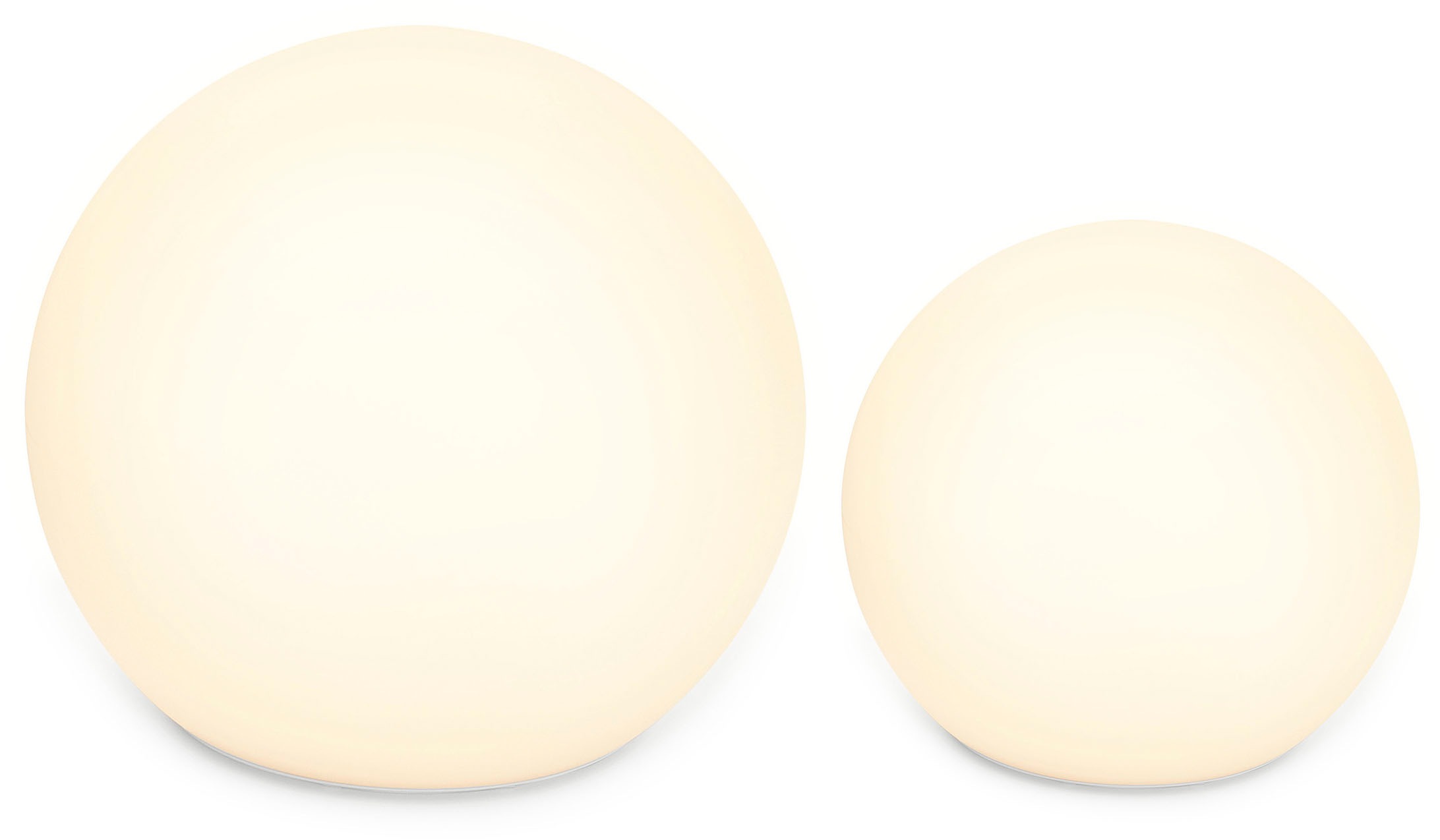 my home LED Solarleuchte "Orlaith, LED-Solar Kugelleuchten Ø 30 cm + Ø 40 c günstig online kaufen
