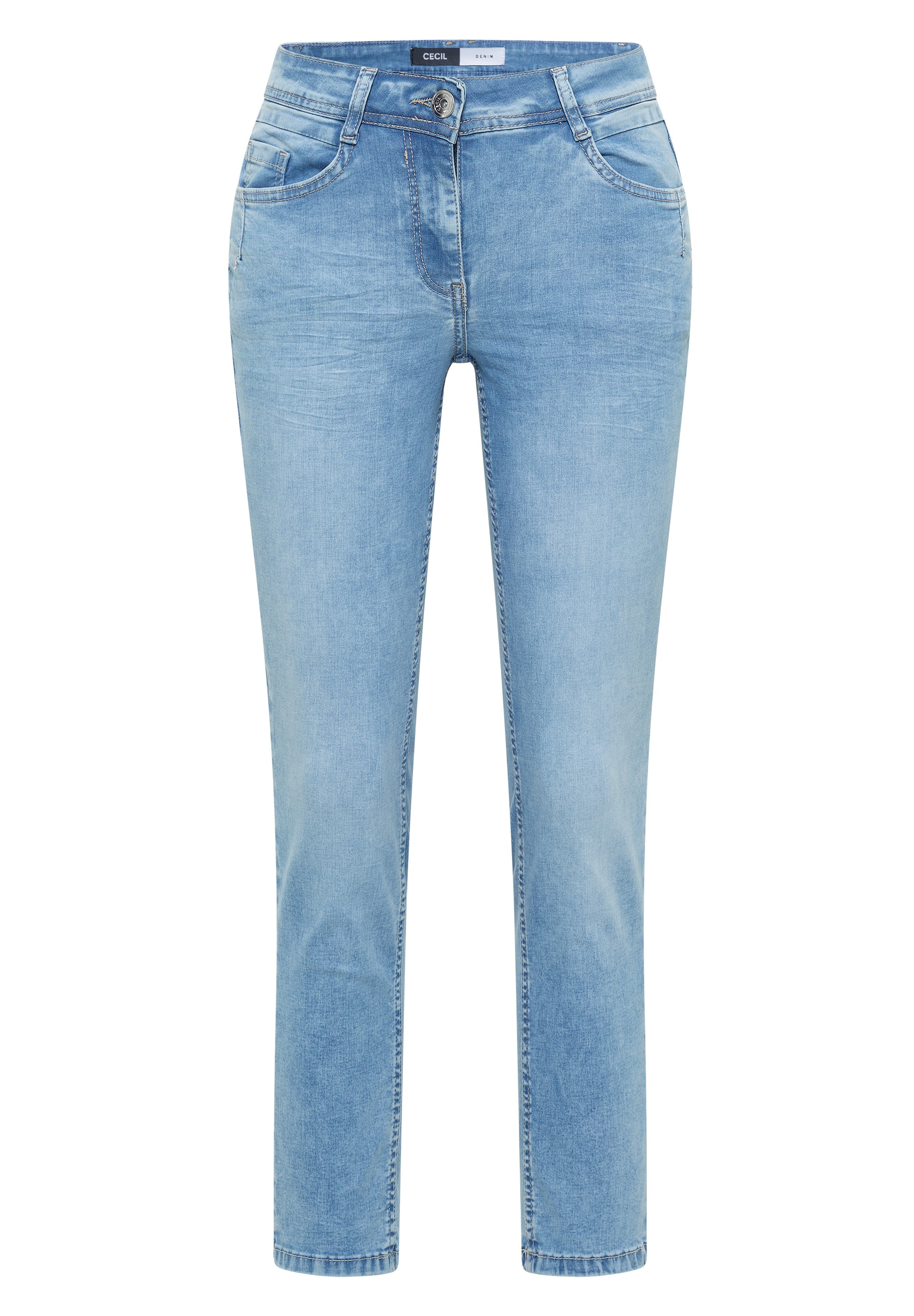 Cecil Slim-fit-Jeans Middle Waist