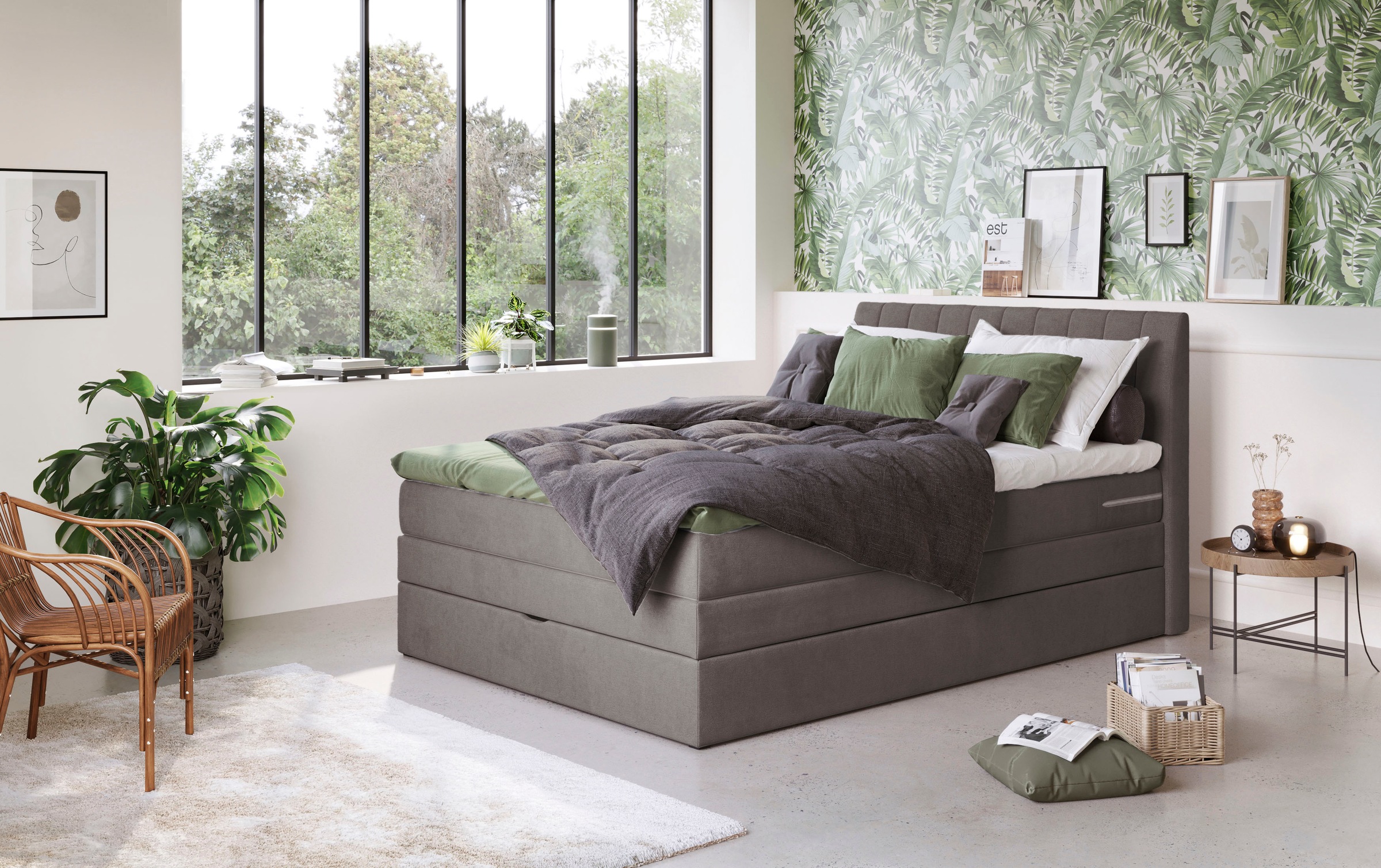 COTTA Boxspringbett "Shark inkl. Bettkasten und Topper", erhältlich in den günstig online kaufen
