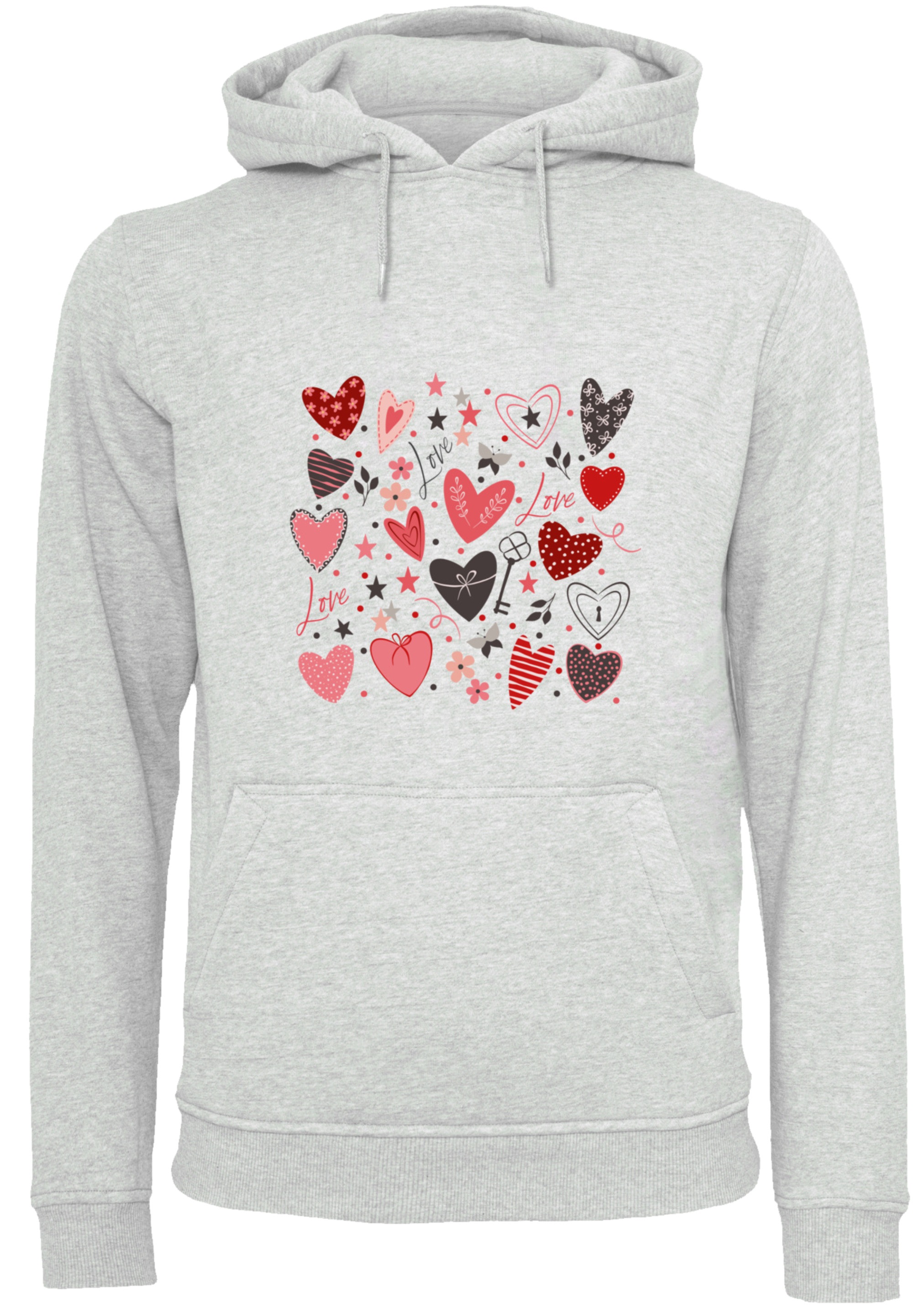 F4NT4STIC Kapuzenpullover »Cute Herzen Variety Valentinstag«, Premium Qualität