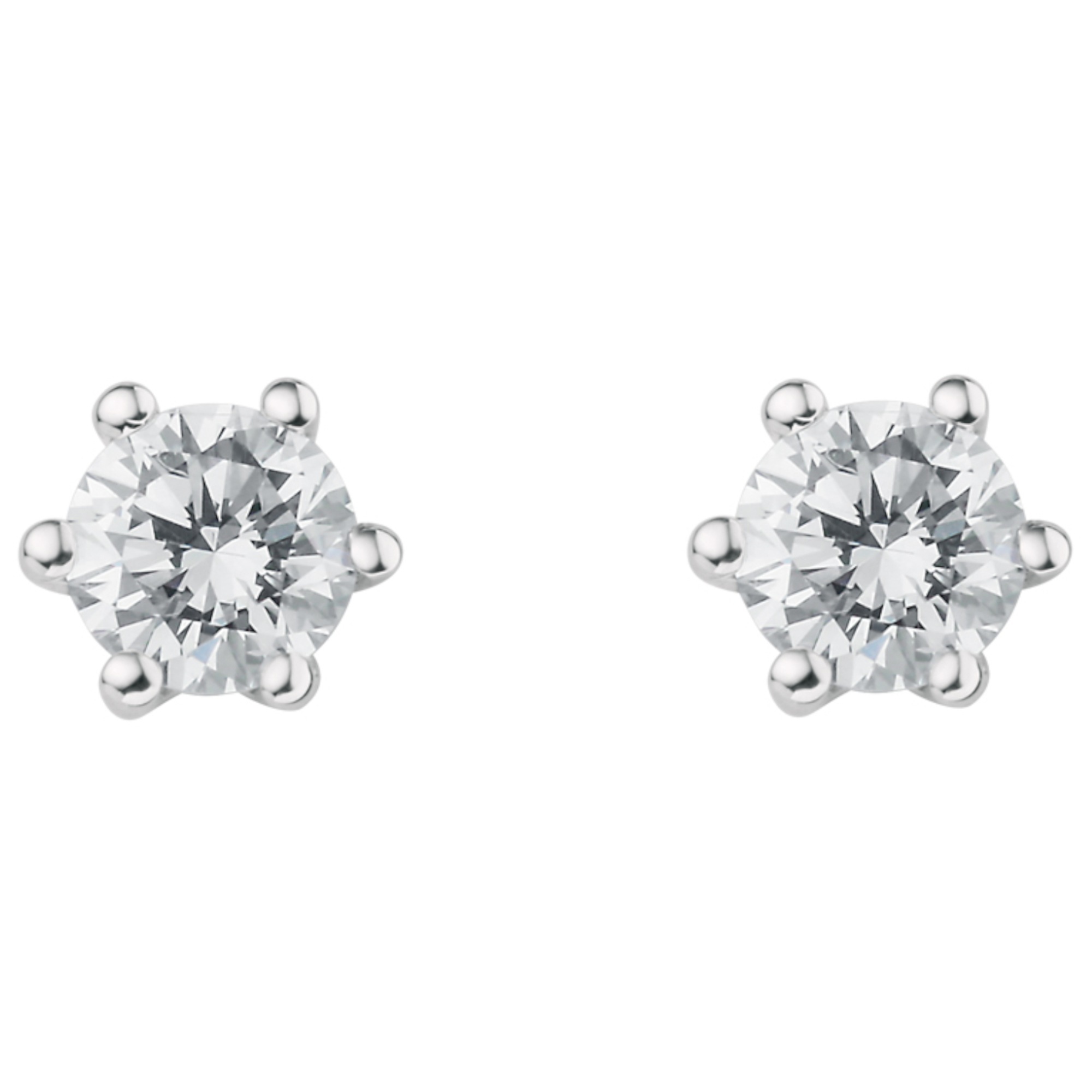 ONE ELEMENT Paar Ohrhänger »0.25 ct Diamant Brillant Ohrringe Ohrstecker aus 950 Platin«, Damen Platin Schmuck