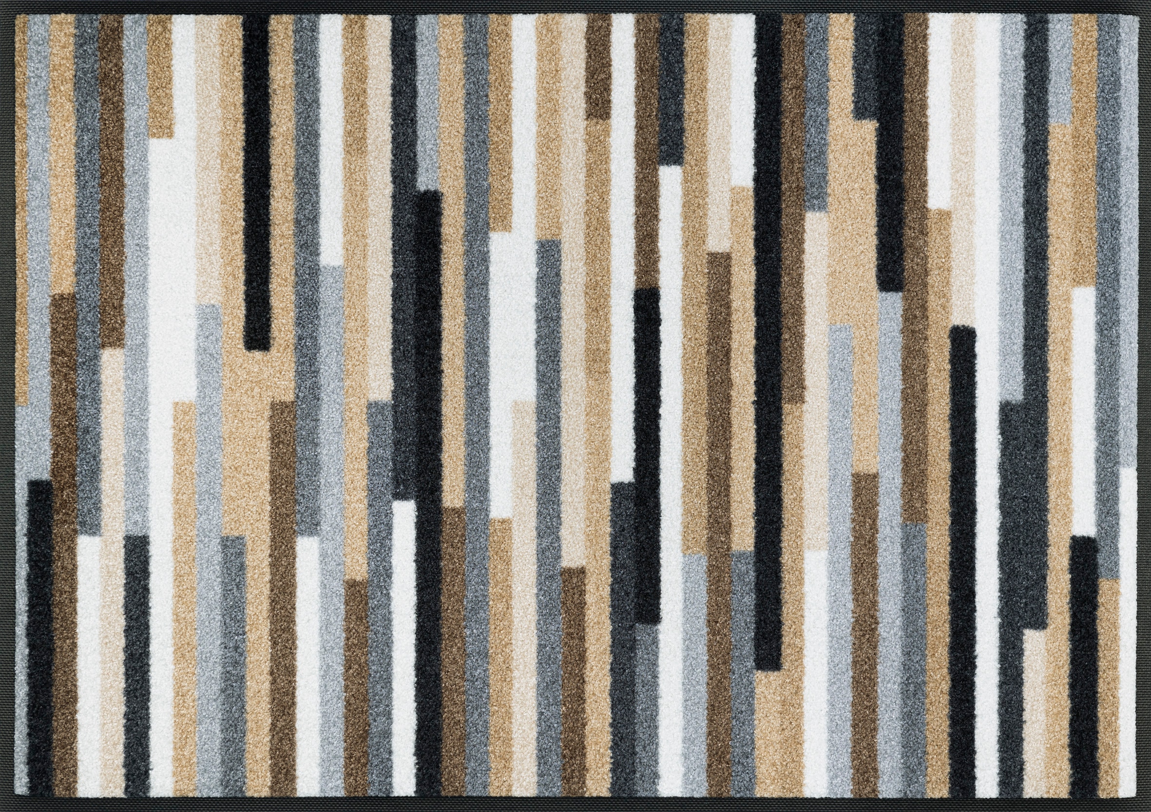 wash+dry by Kleen-Tex Teppich "Mikado Stripes" rechteckig 7 mm Höhe modernes Streifen Design, rutschhemmend, waschbar