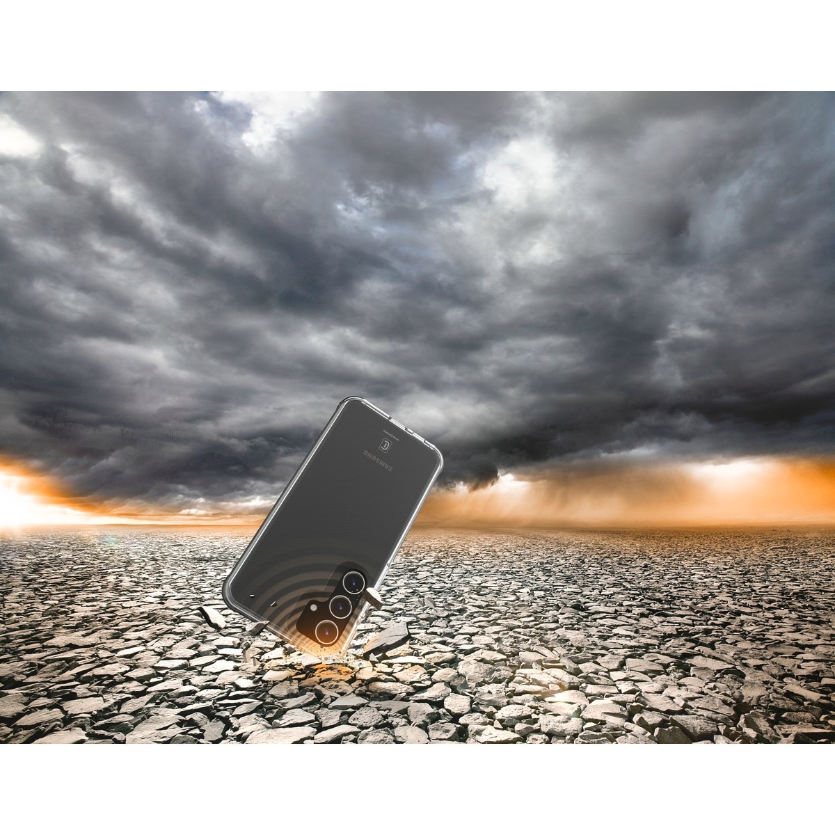 Cellularline Handyhülle »Tetra Force Strong Guard für Samsung Galaxy A55 5G«, Backcover, Schutzhülle, Handyschutzhülle, Case, Schutzcase, stoßfest