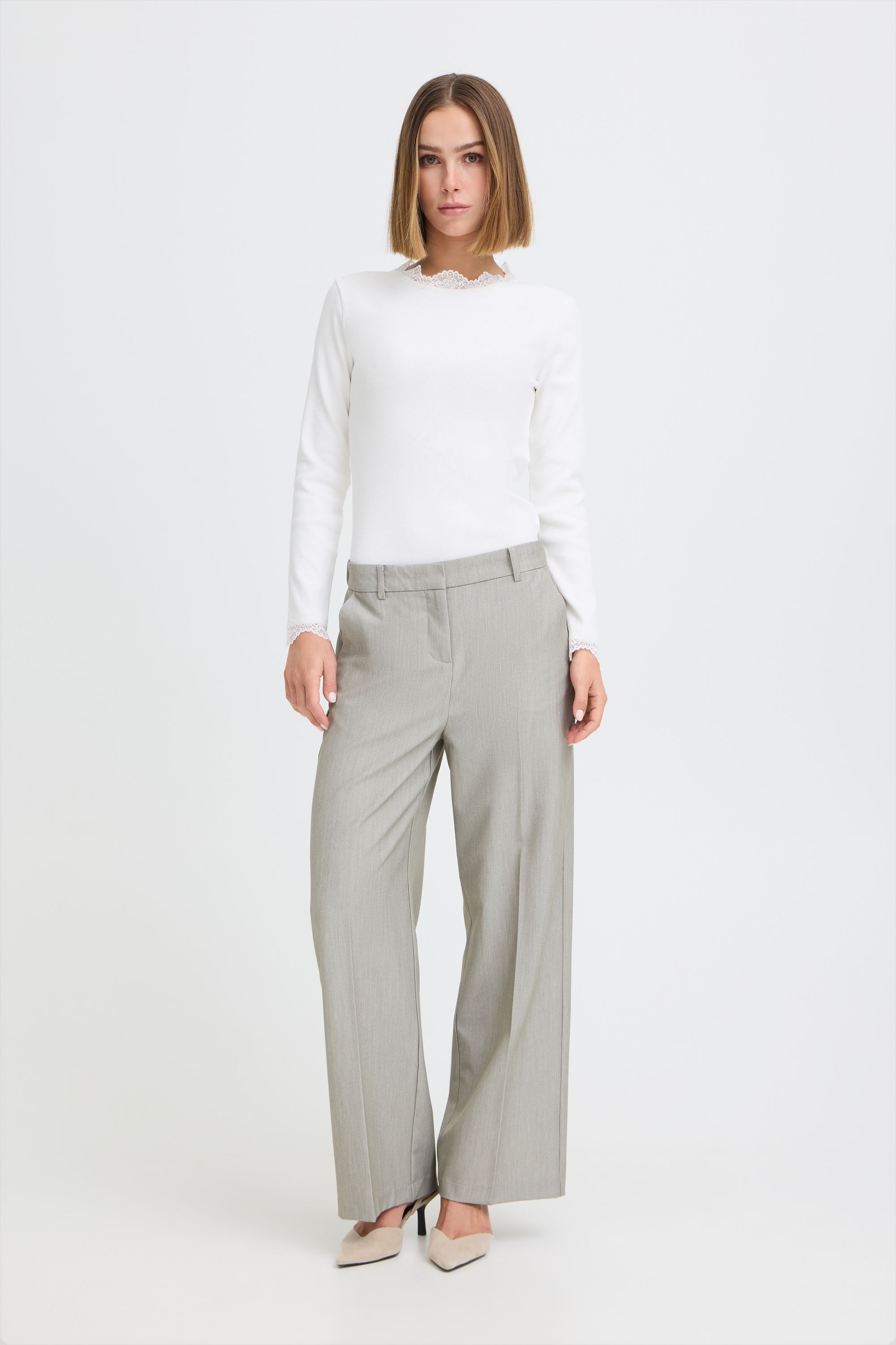 OXMO Sweatshirt "Langarmshirt OXNSuna Lace" günstig online kaufen