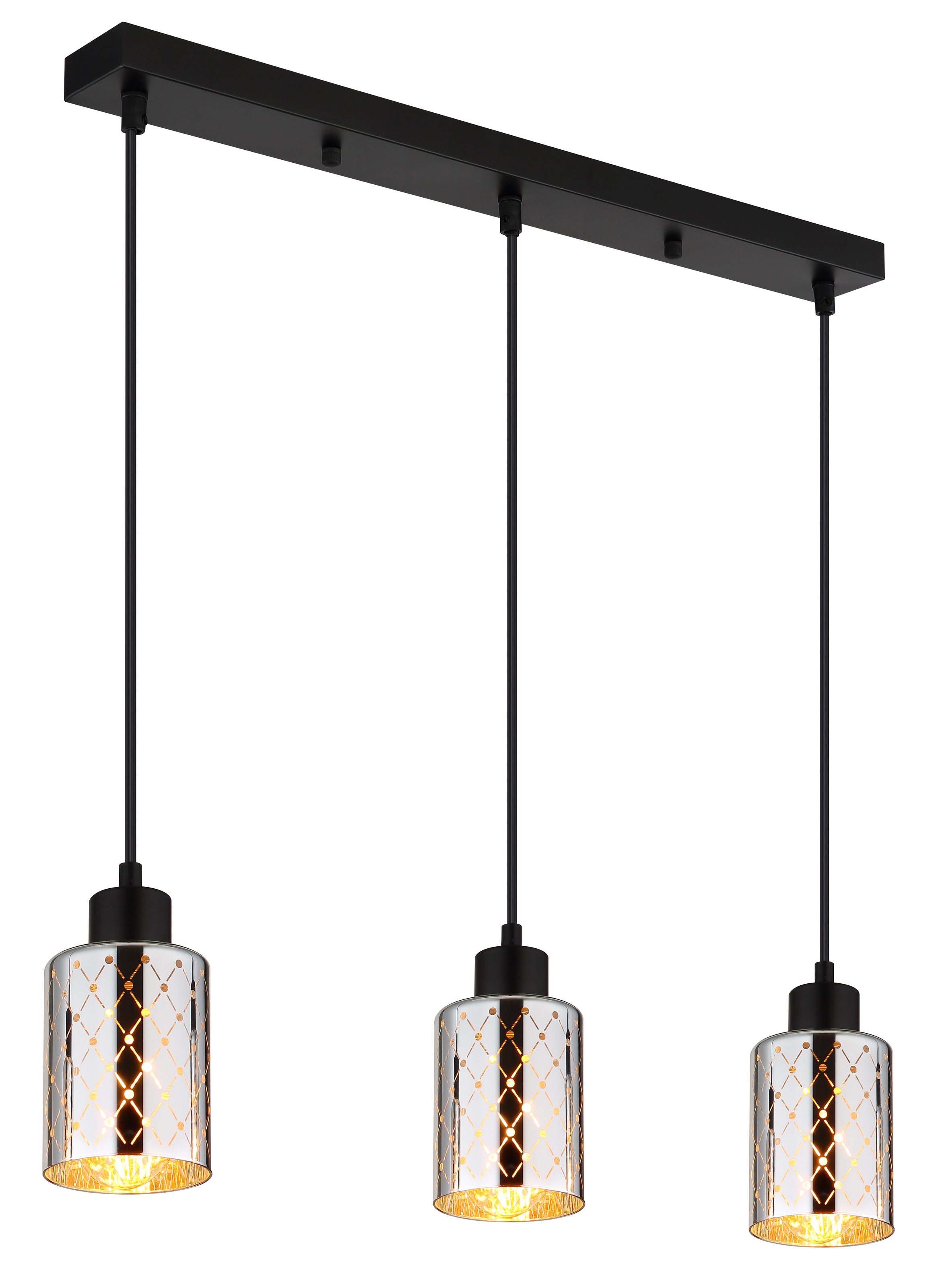 GLOBO LIGHTING Hängeleuchte »ALONSO« E27 1 Stk. Hängelampe Esszimmer-Leuchte Esstischleuchte Wohnzimmer