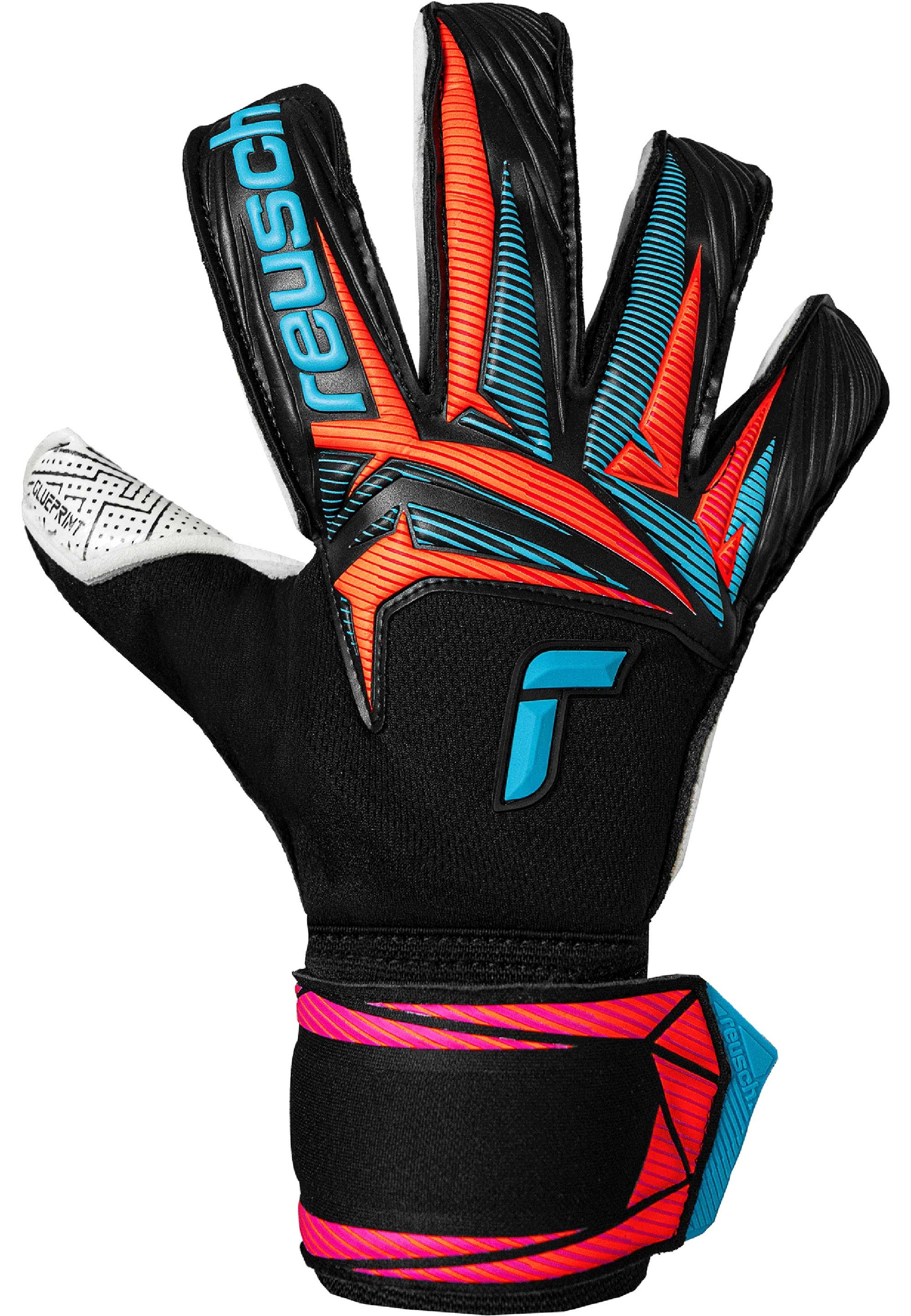 Reusch Torwarthandschuhe »Attrakt Advance Evolution Glueprint« mit atmungsaktiven Mesh-Einsätzen