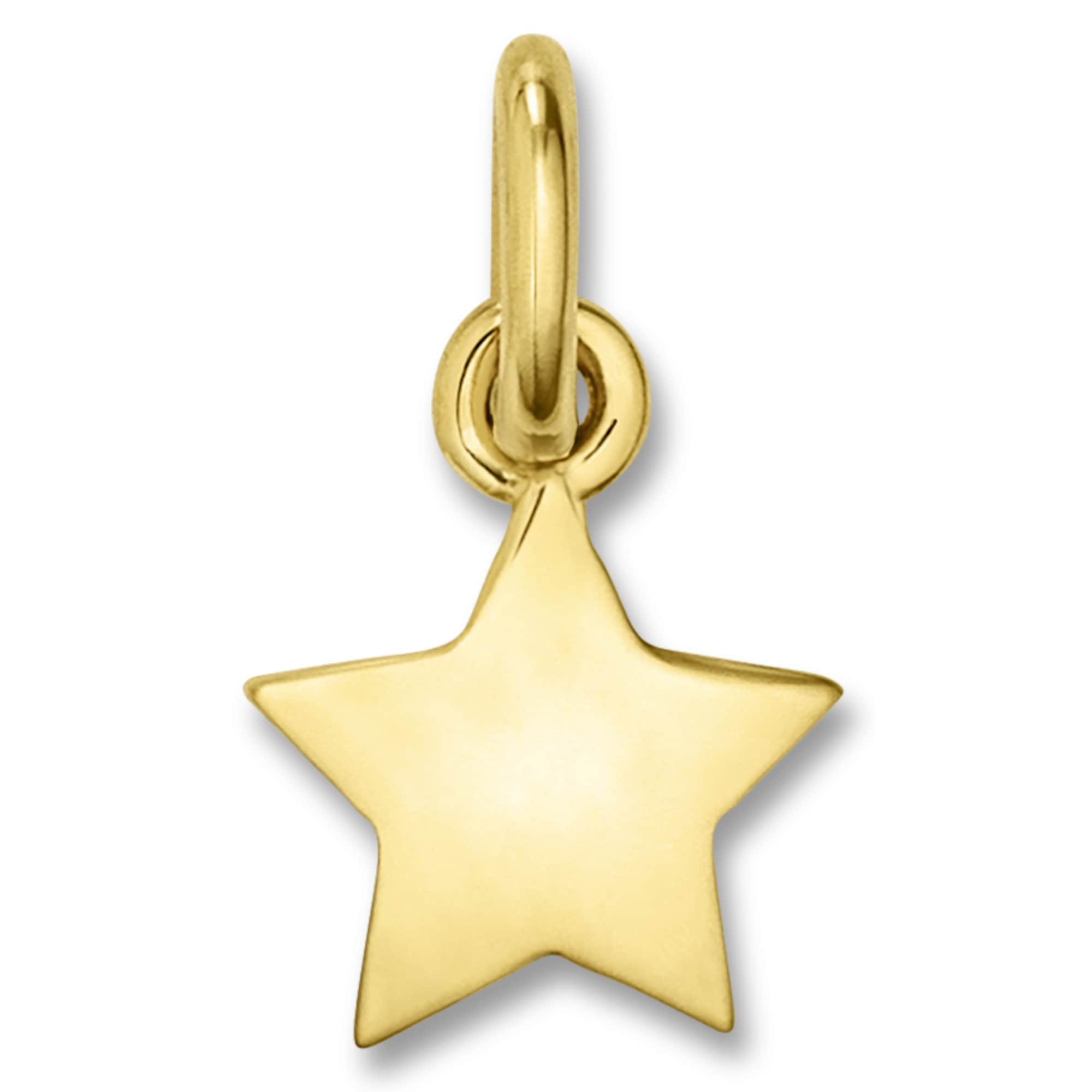 ONE ELEMENT Star Pendant Yellow Gold