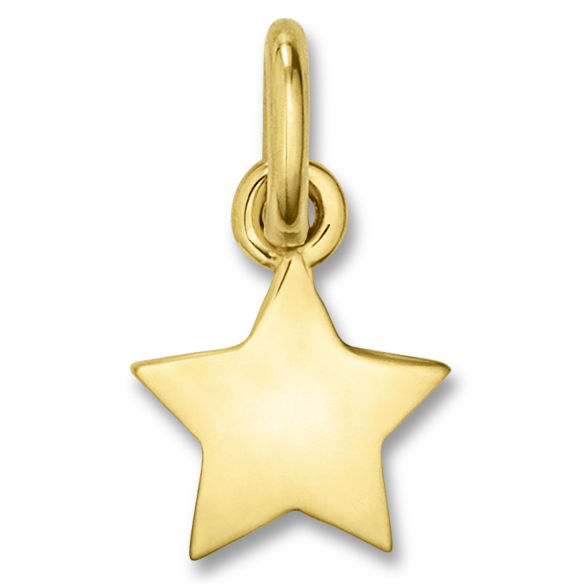 Kettenanhänger ONE ELEMENT "Stern Anhänger aus 333 Gelbgold Stern Anhänger aus 333 Gelbgold", gold, Schmuckanhänger, Mädchen, Gelbgold 333 Gold, Gelbgold 333, Gold, Kettenanhänger, Fein gefertigt – ein Zeichen mit besonderer Bedeutung