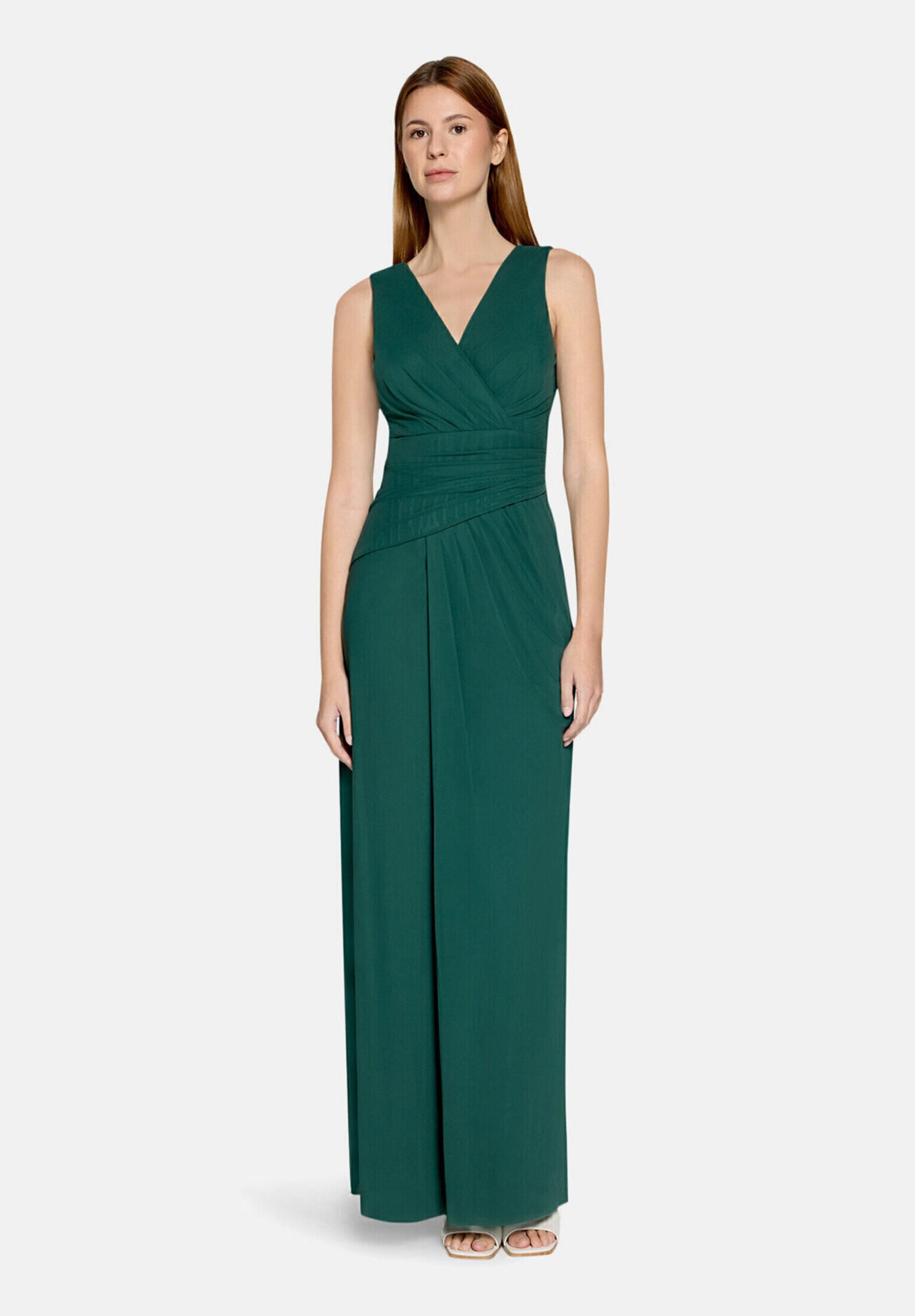 Vera Mont Abendkleid »Damen mit V-Ausschnitt« Ohne Tasche Falten
