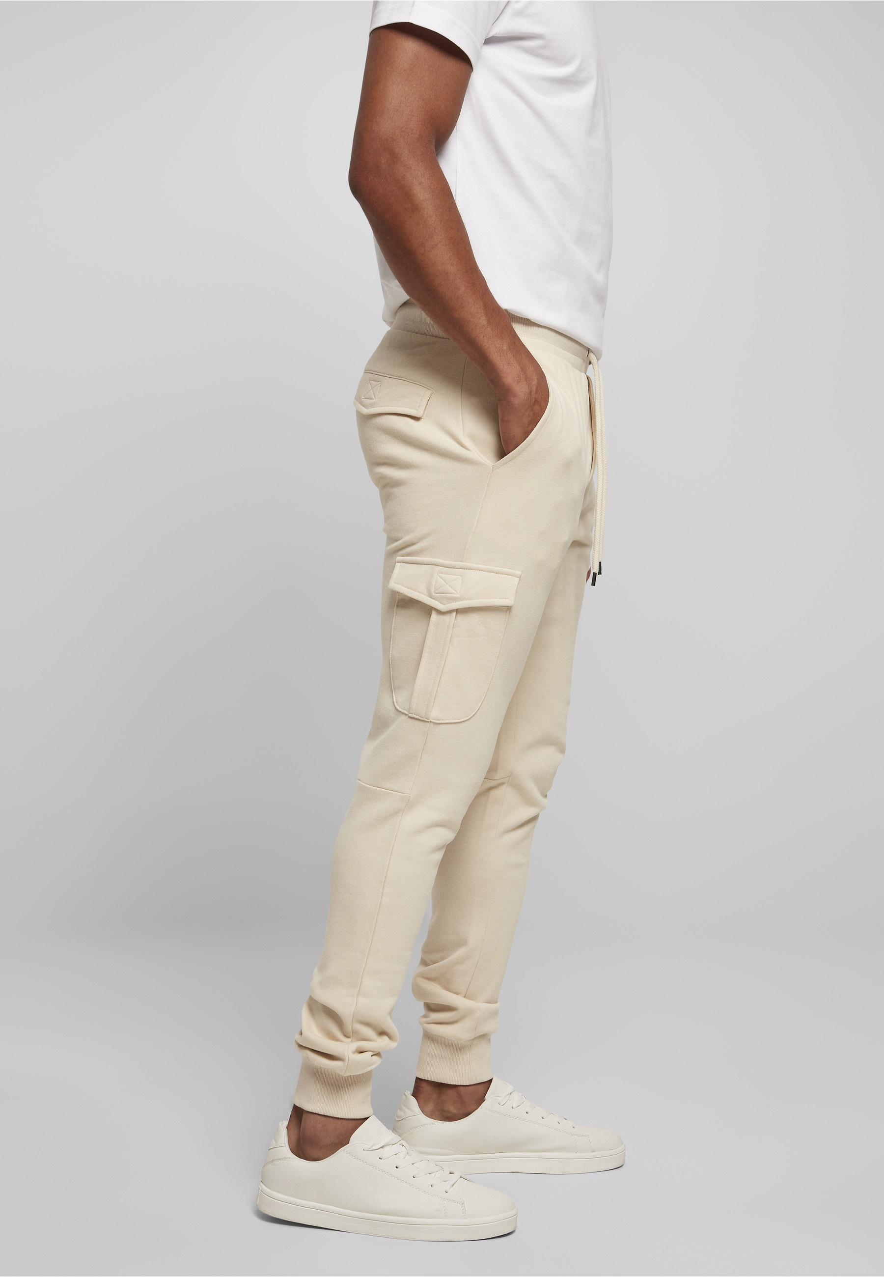 URBAN CLASSICS Cargohose »Urban Classics Herren Fitted Cargo Sweatpants«