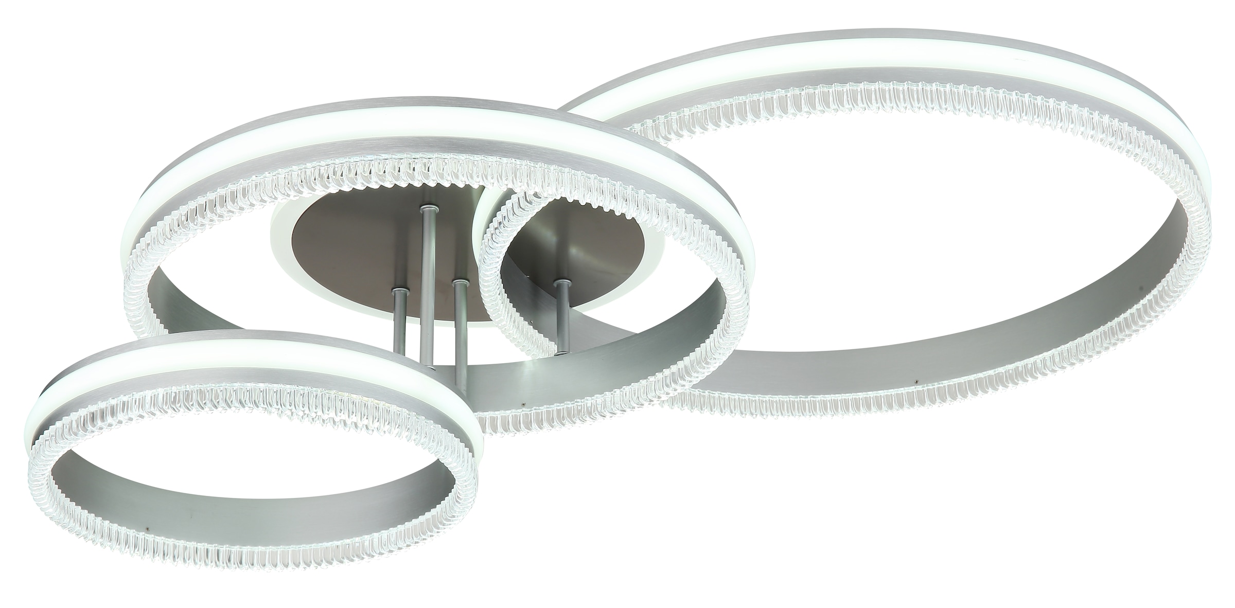 GLOBO LIGHTING Deckenleuchte »FRANCINE« LED-Modul 1 Stk. Große dimmbare Deckenleuchte, smart, Fernbedienung, elegant