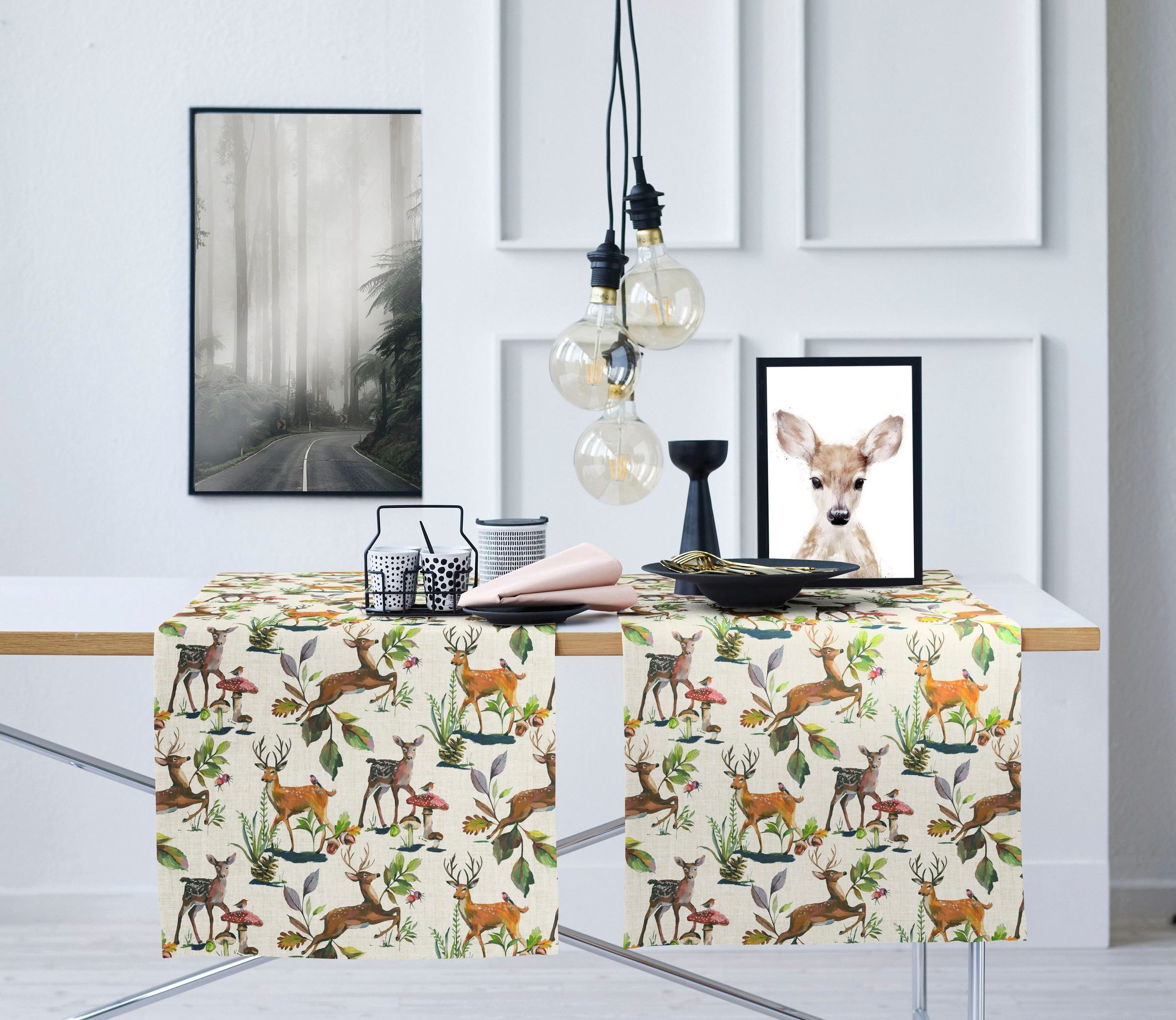 APELT Tischläufer "5883 CHALET STYLE, Weihnachten, Winter, Herbstdeko" Digi günstig online kaufen