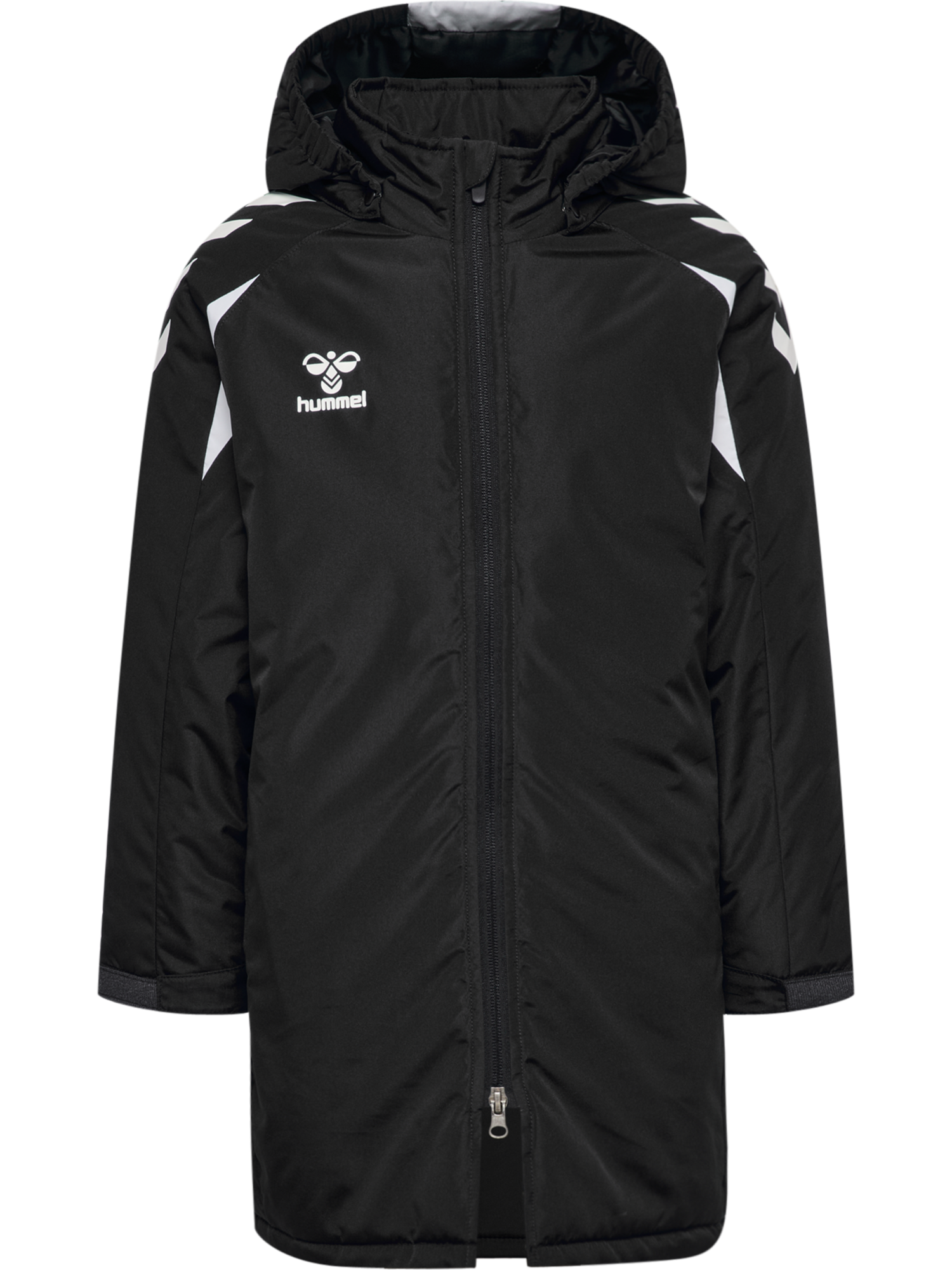 hummel Stadionjacke "HMLCORE 2.0 BENCH JACKET KIDS" für Kinder und Jugendliche, aus Polyester, aus Interlock-Stoff