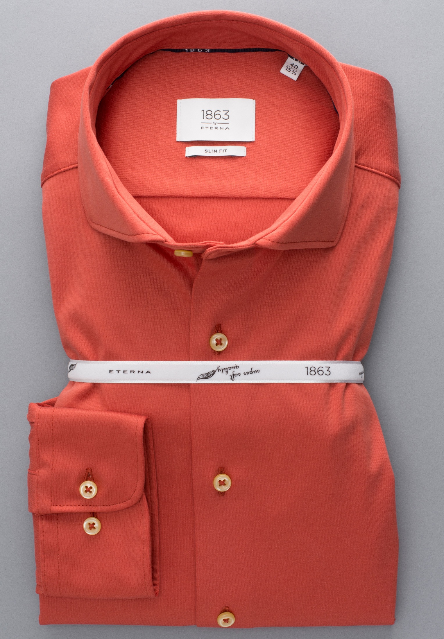 Eterna Langarmhemd »SLIM FIT«, NON IRON (bügelfrei)