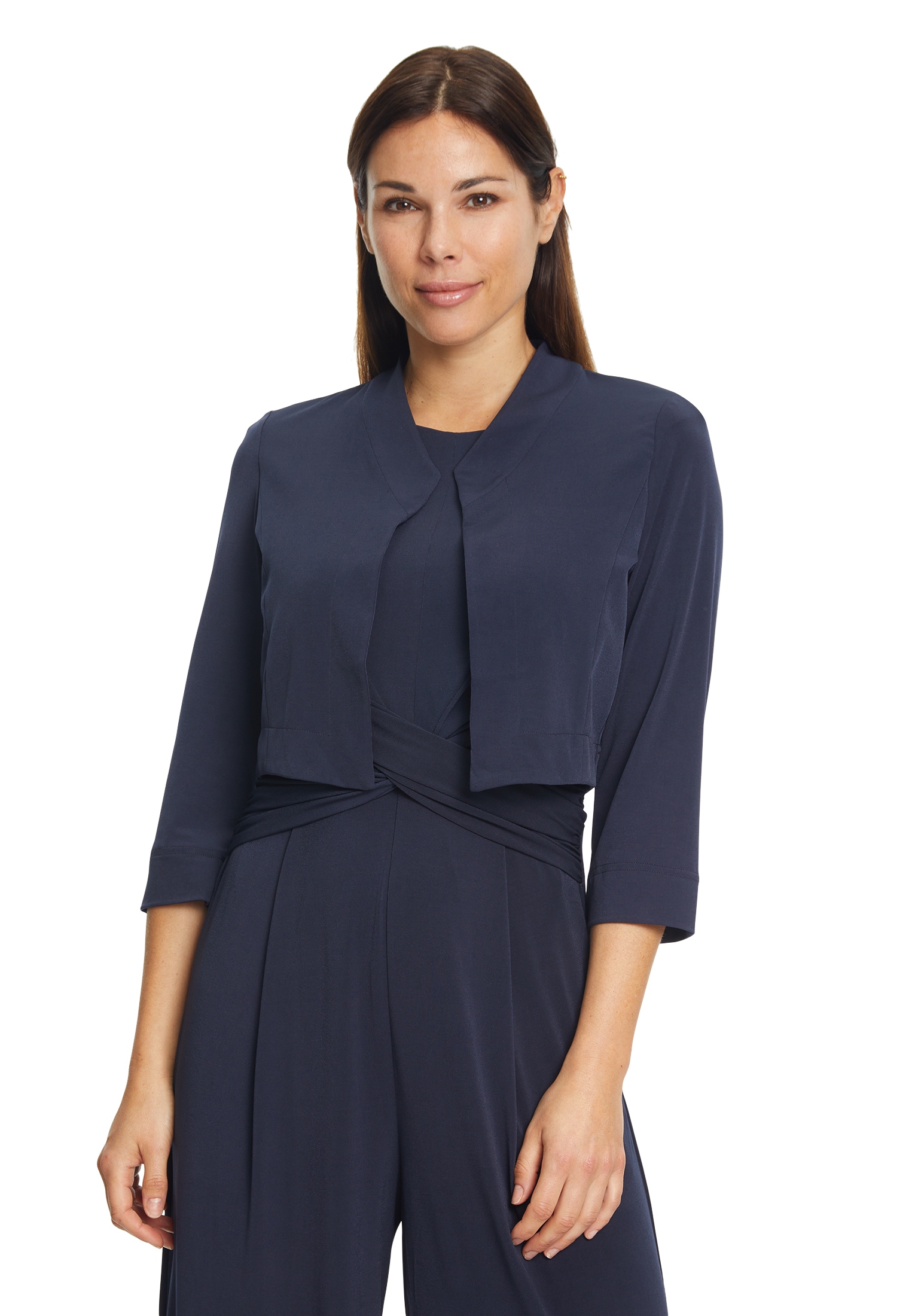 Vera Mont Sweatjacke »Vera Mont Bolero-Jacke figurbetont«, Nahtführung