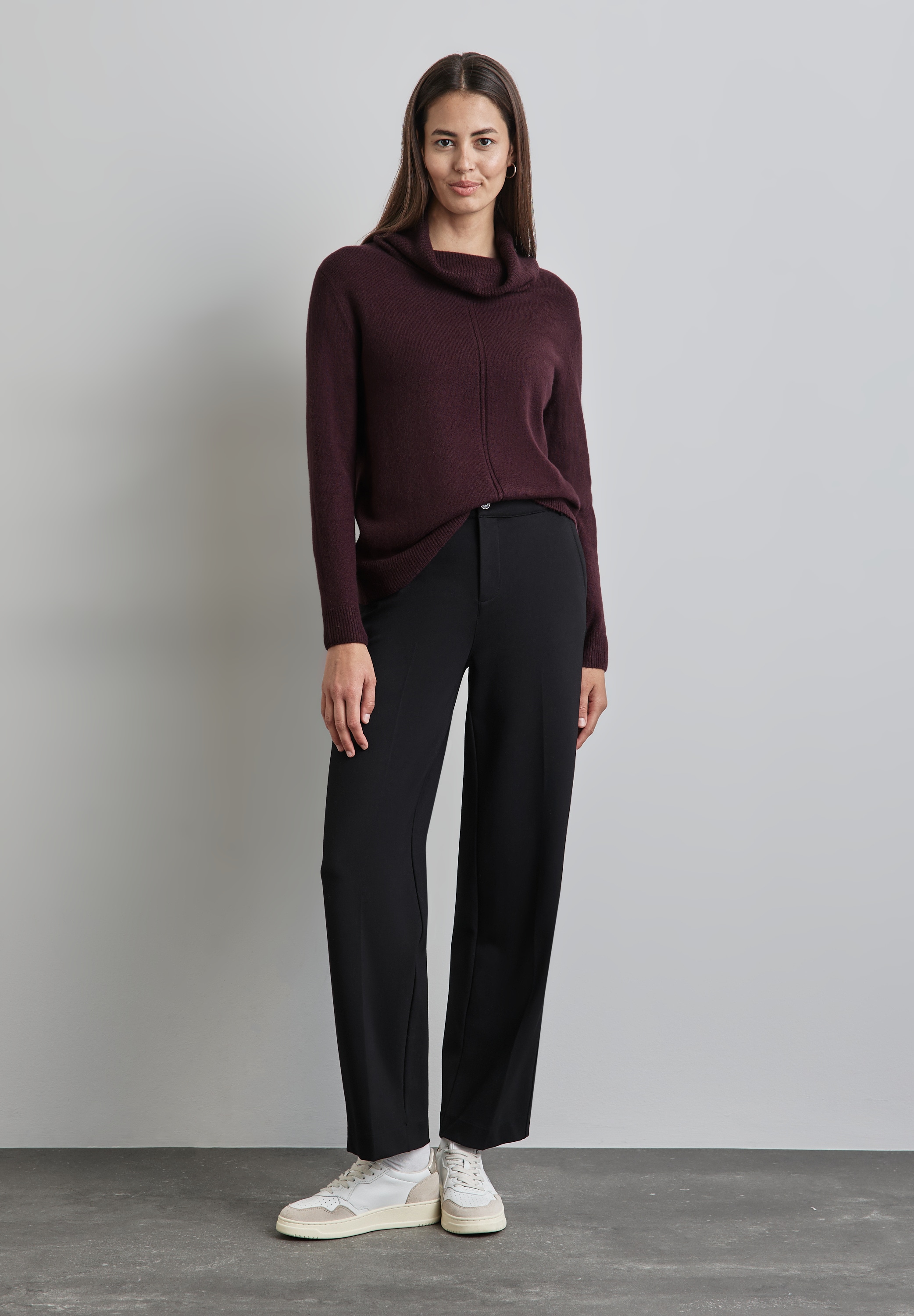 STREET ONE Rollkragenpullover, im soften Baumwoll-Mix