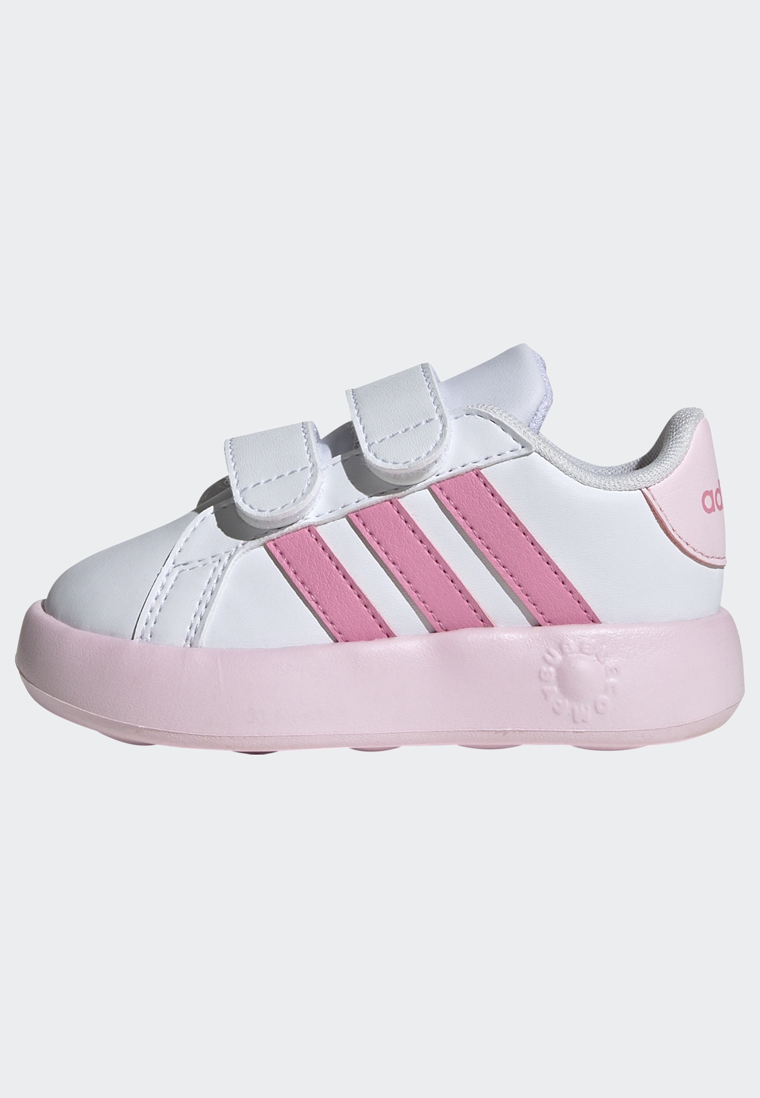 adidas Sportswear Klettschuh »GRAND COURT 2.0 KIDS«, Design auf den Spuren des adidas Superstar, für Kinder