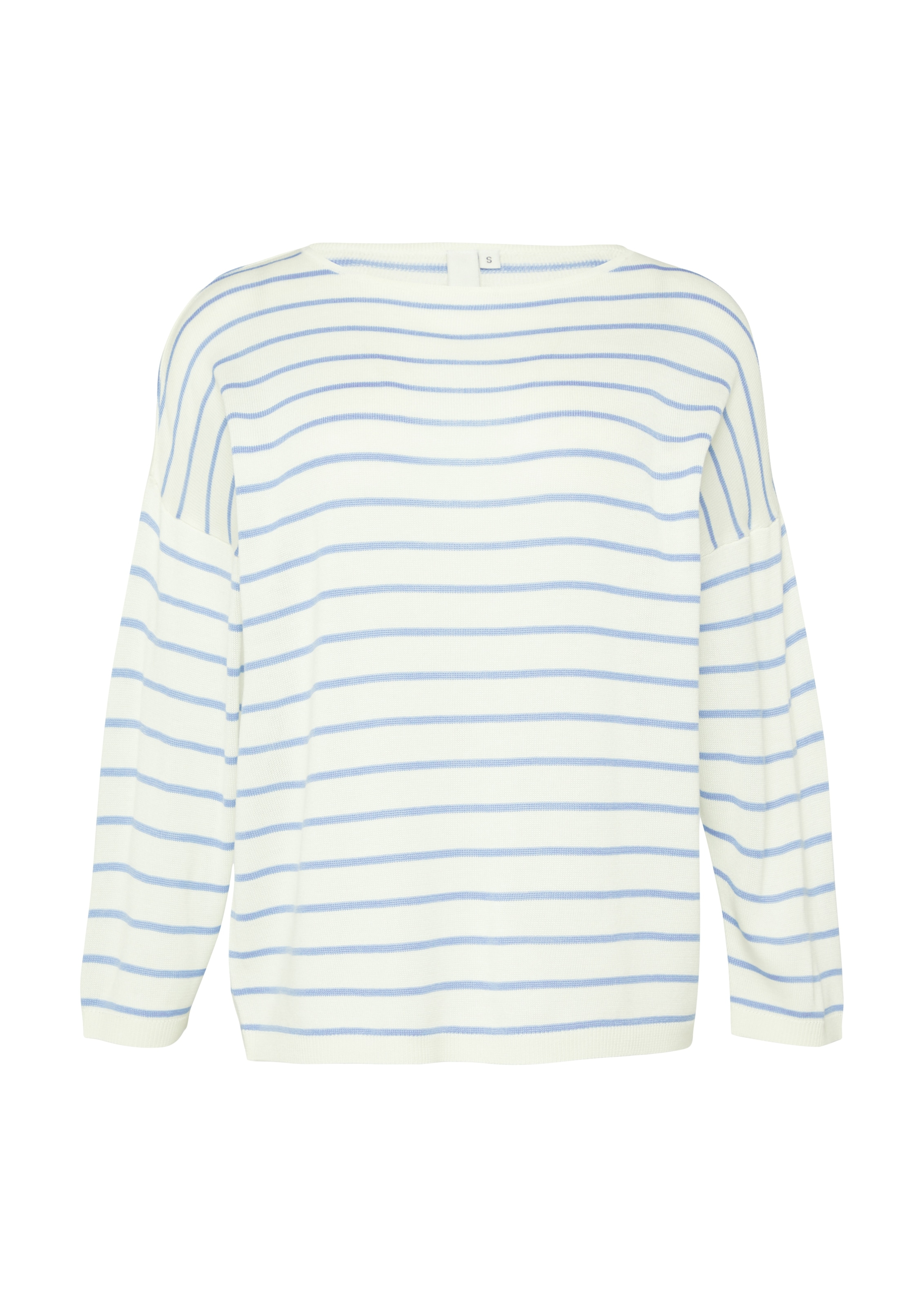 QS 3/4 Arm-Pullover, mit Streifenmuster